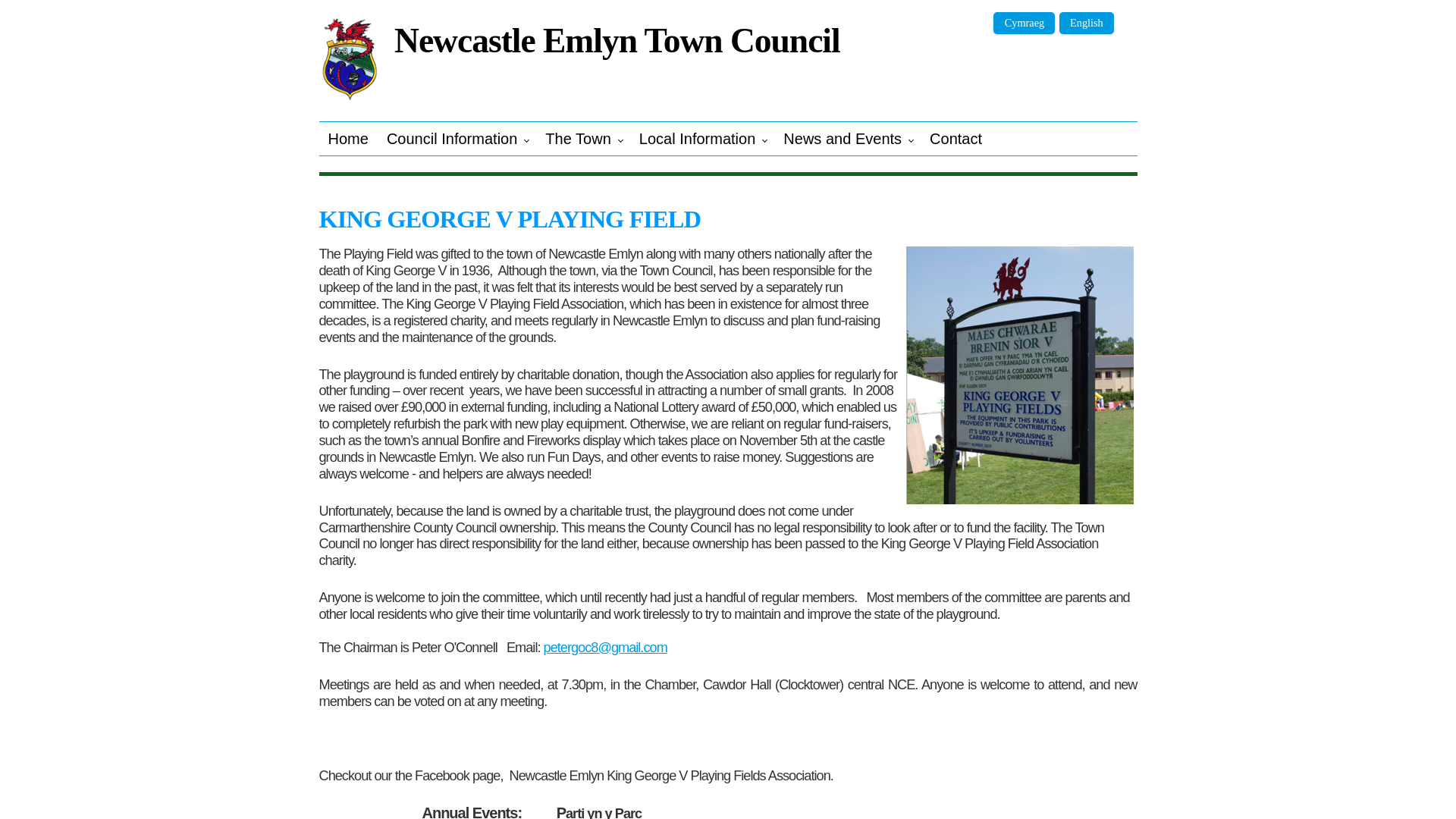 Website screenshot