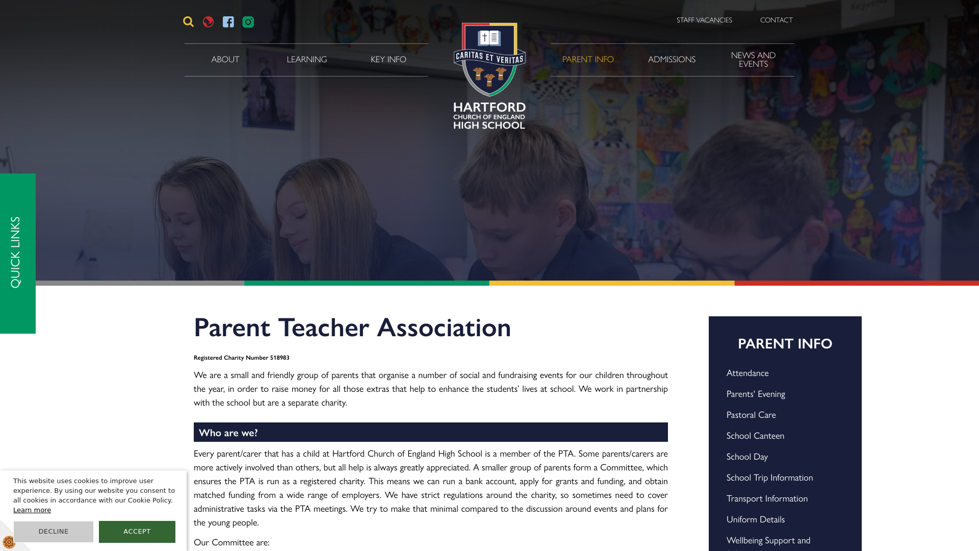 Website screenshot
