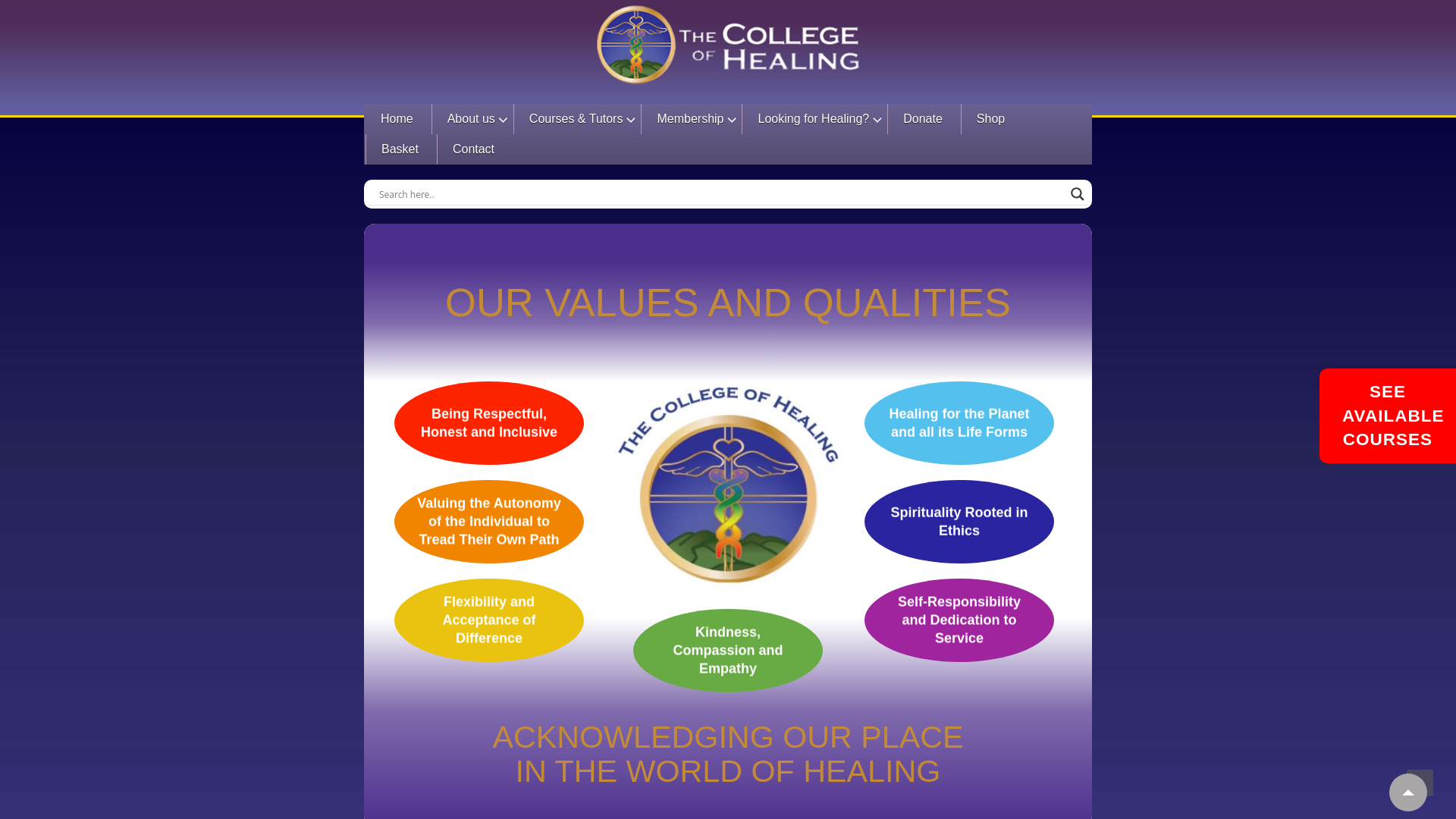 Website screenshot