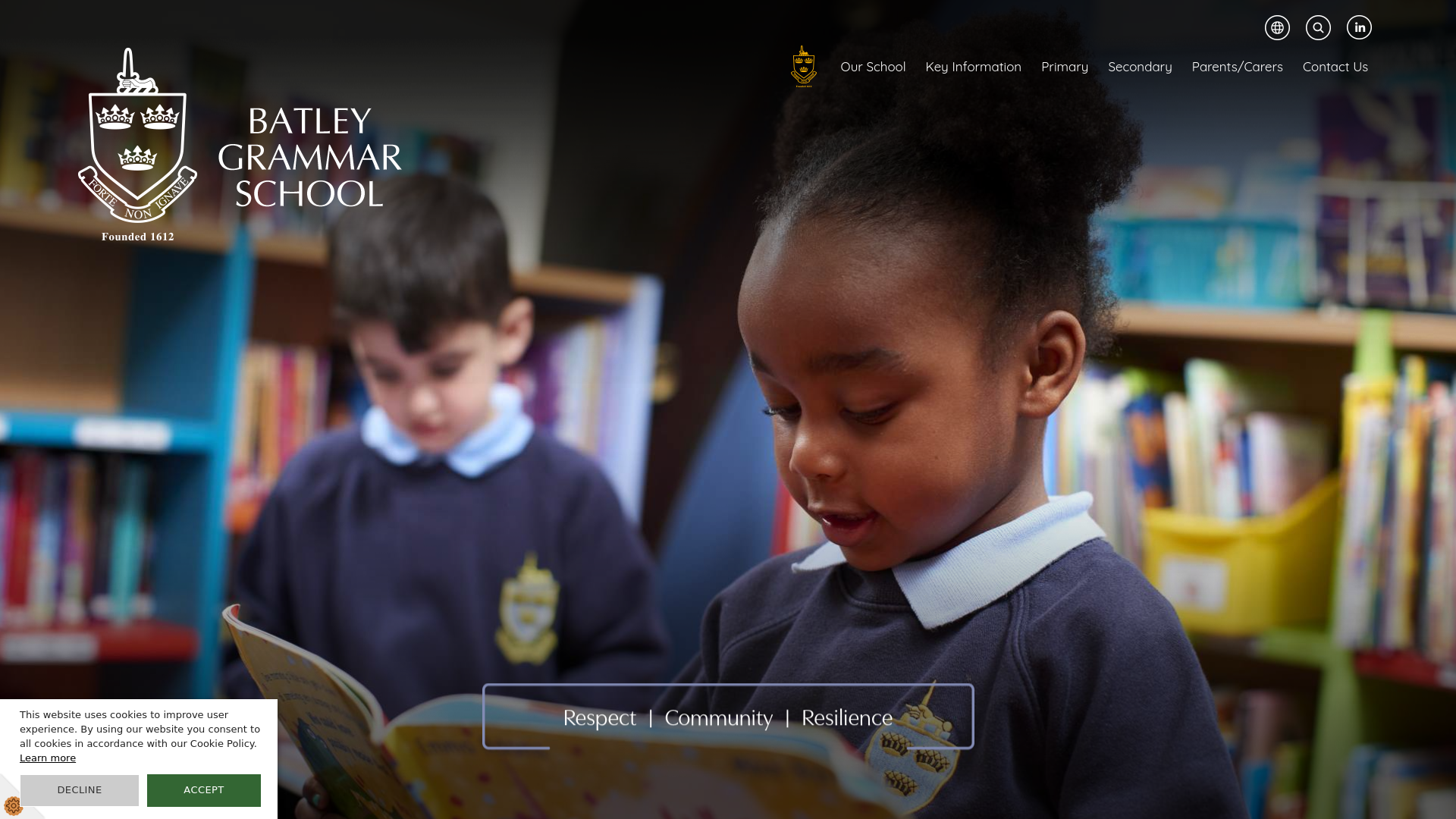 Website screenshot