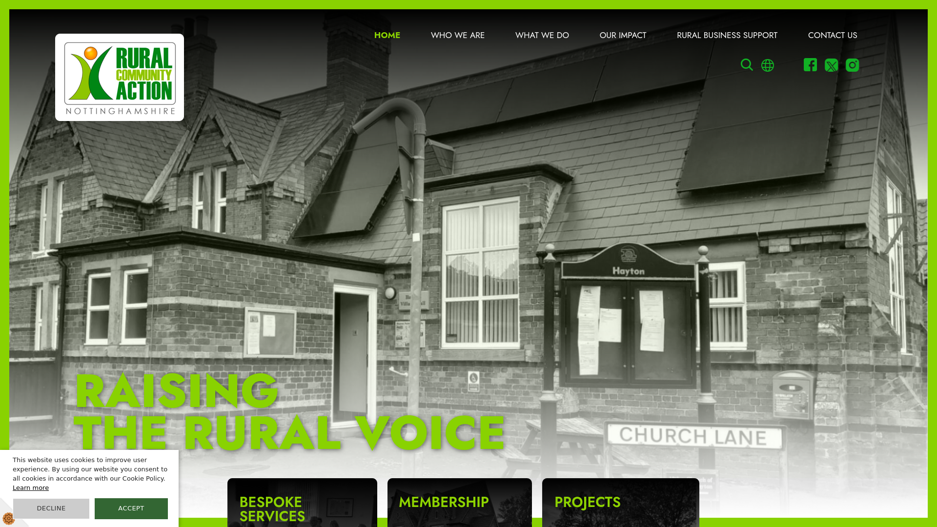 Website screenshot