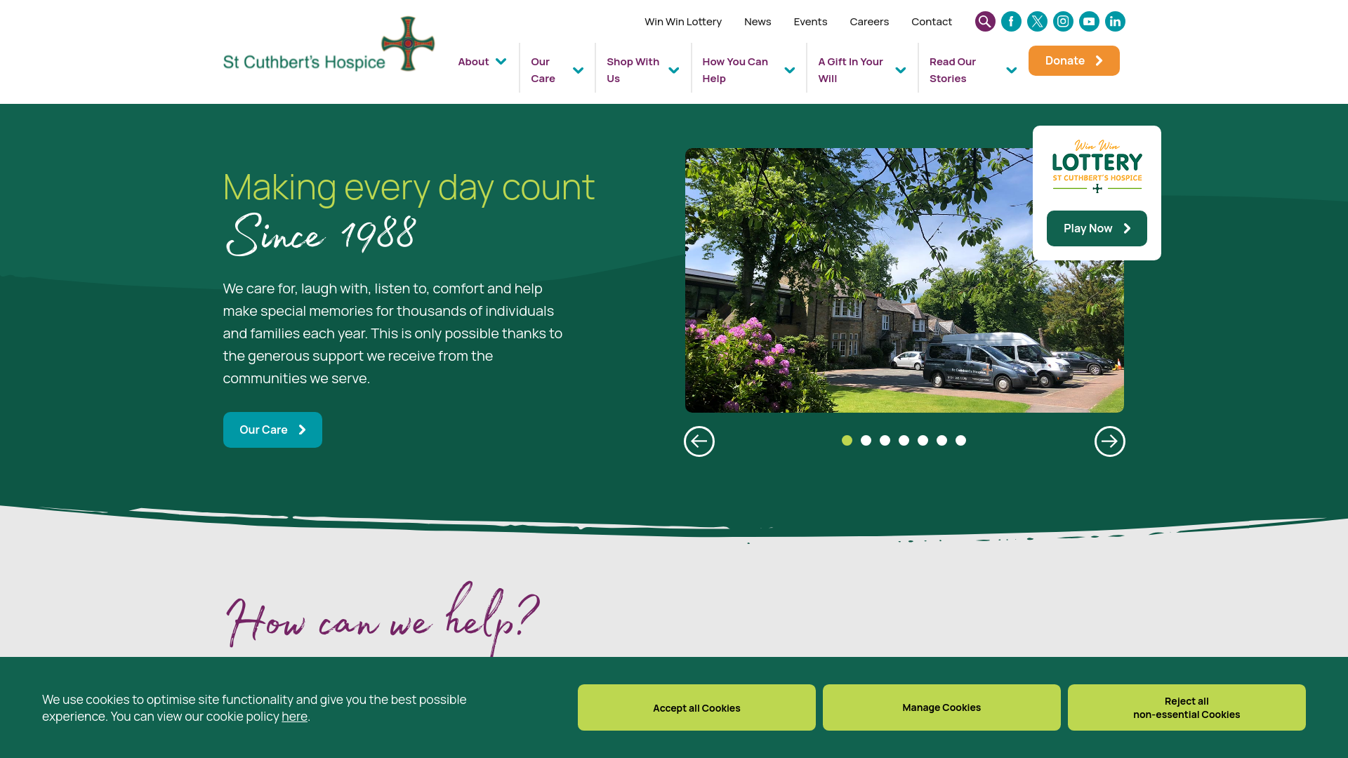 Website screenshot