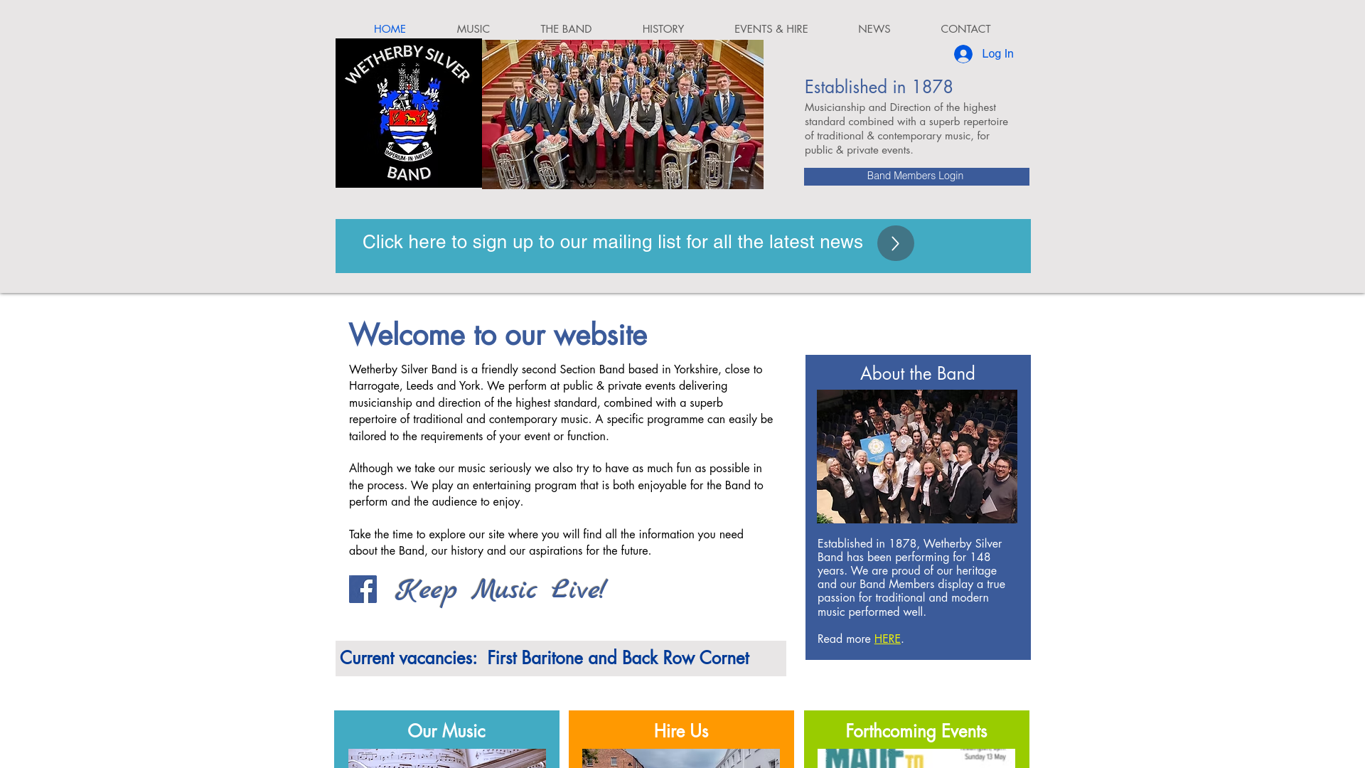 Website screenshot