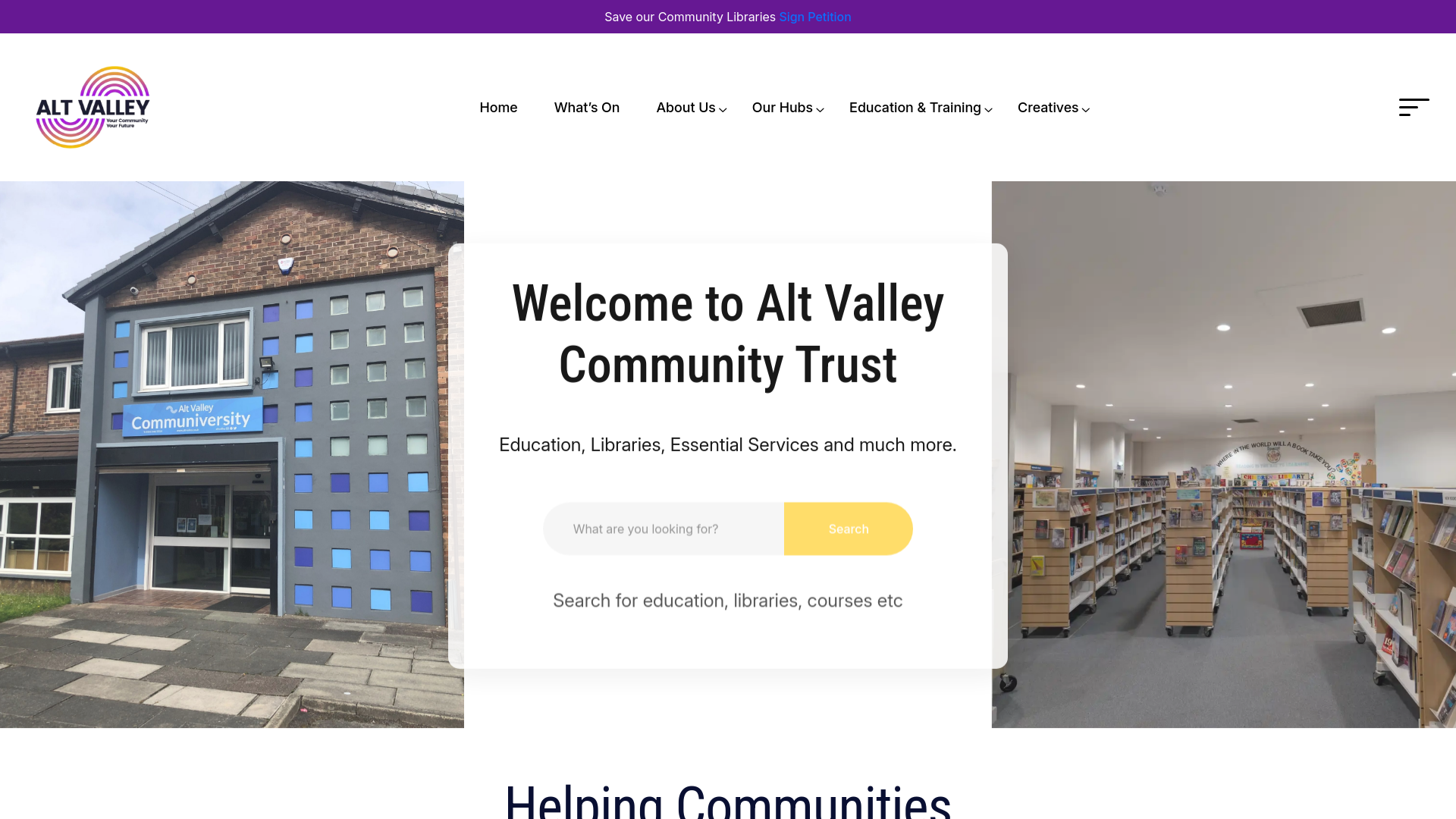 Website screenshot
