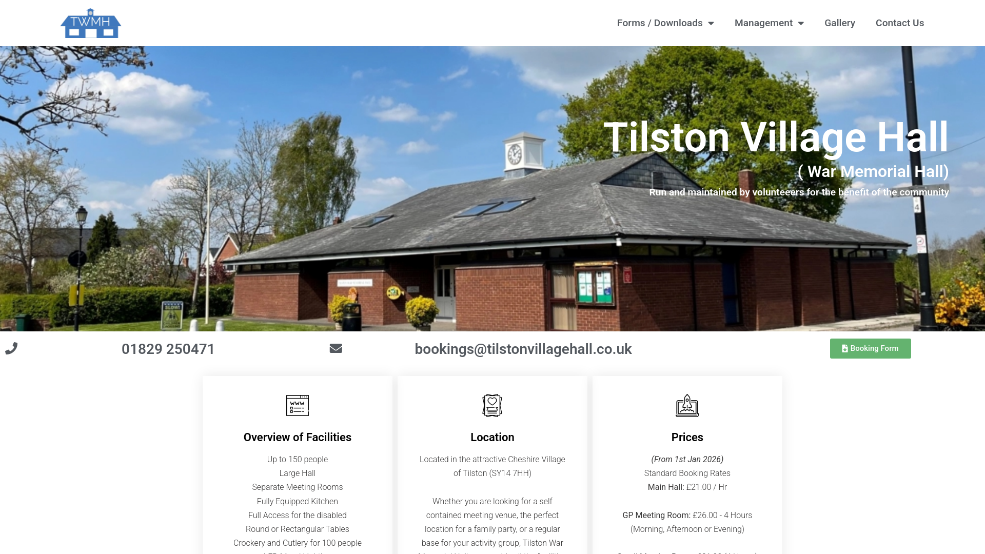 Website screenshot