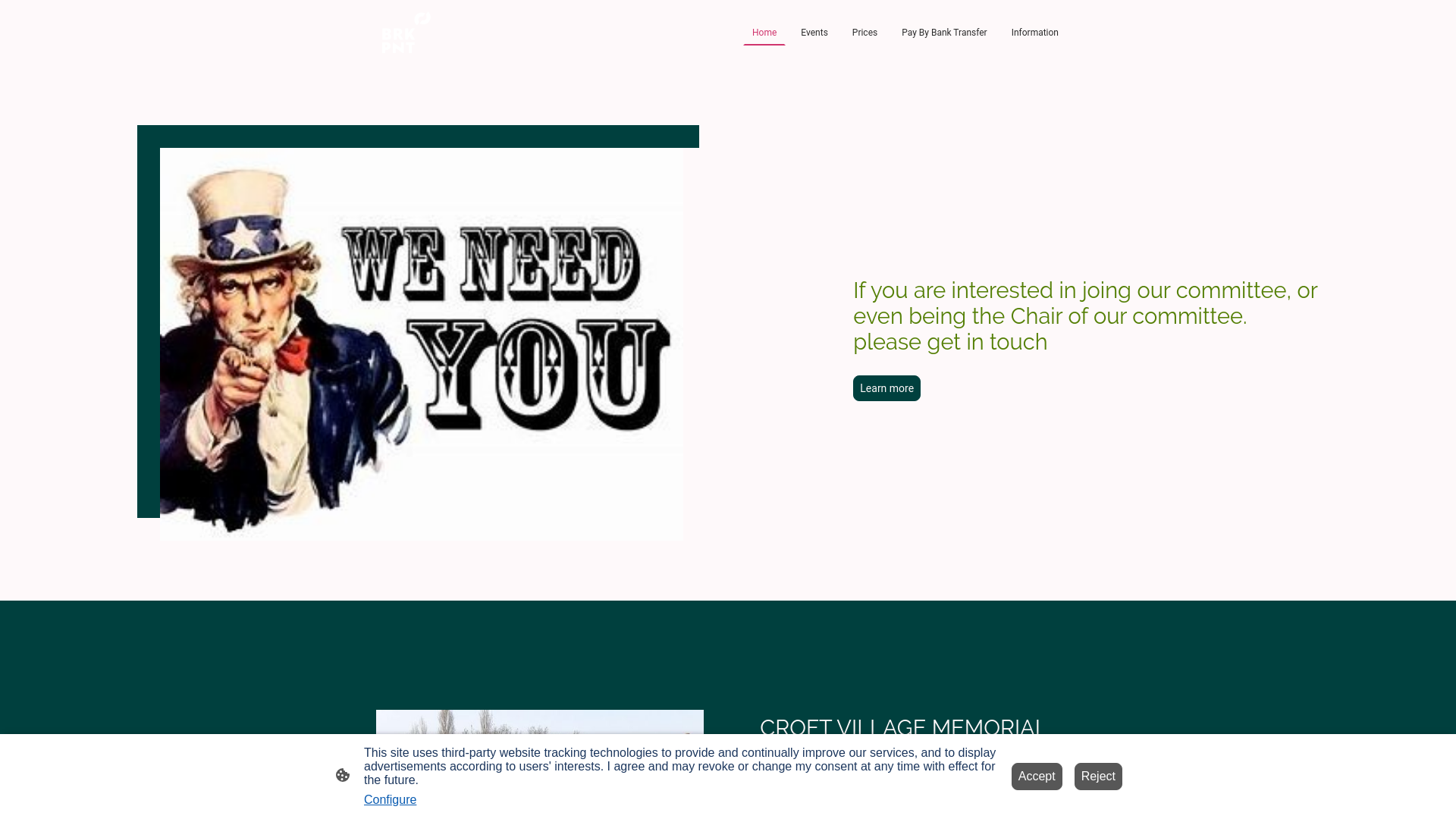 Website screenshot