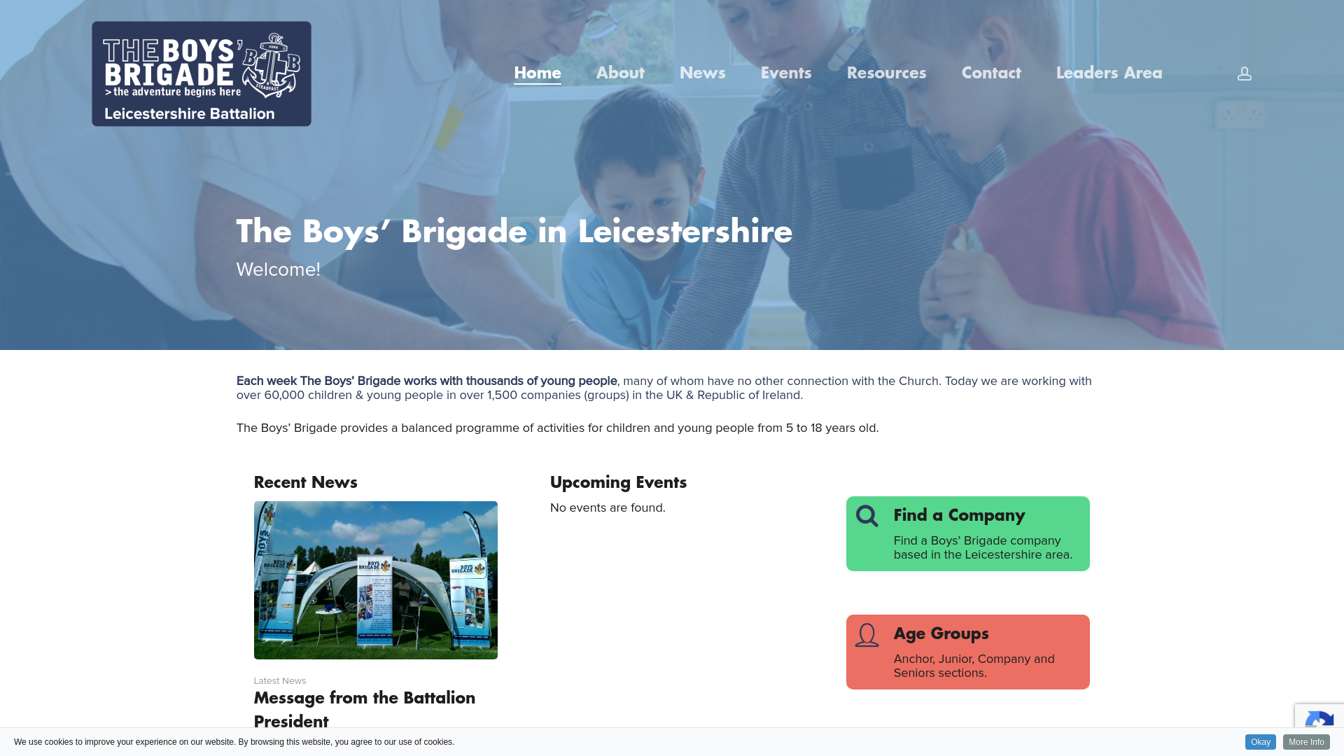 Website screenshot