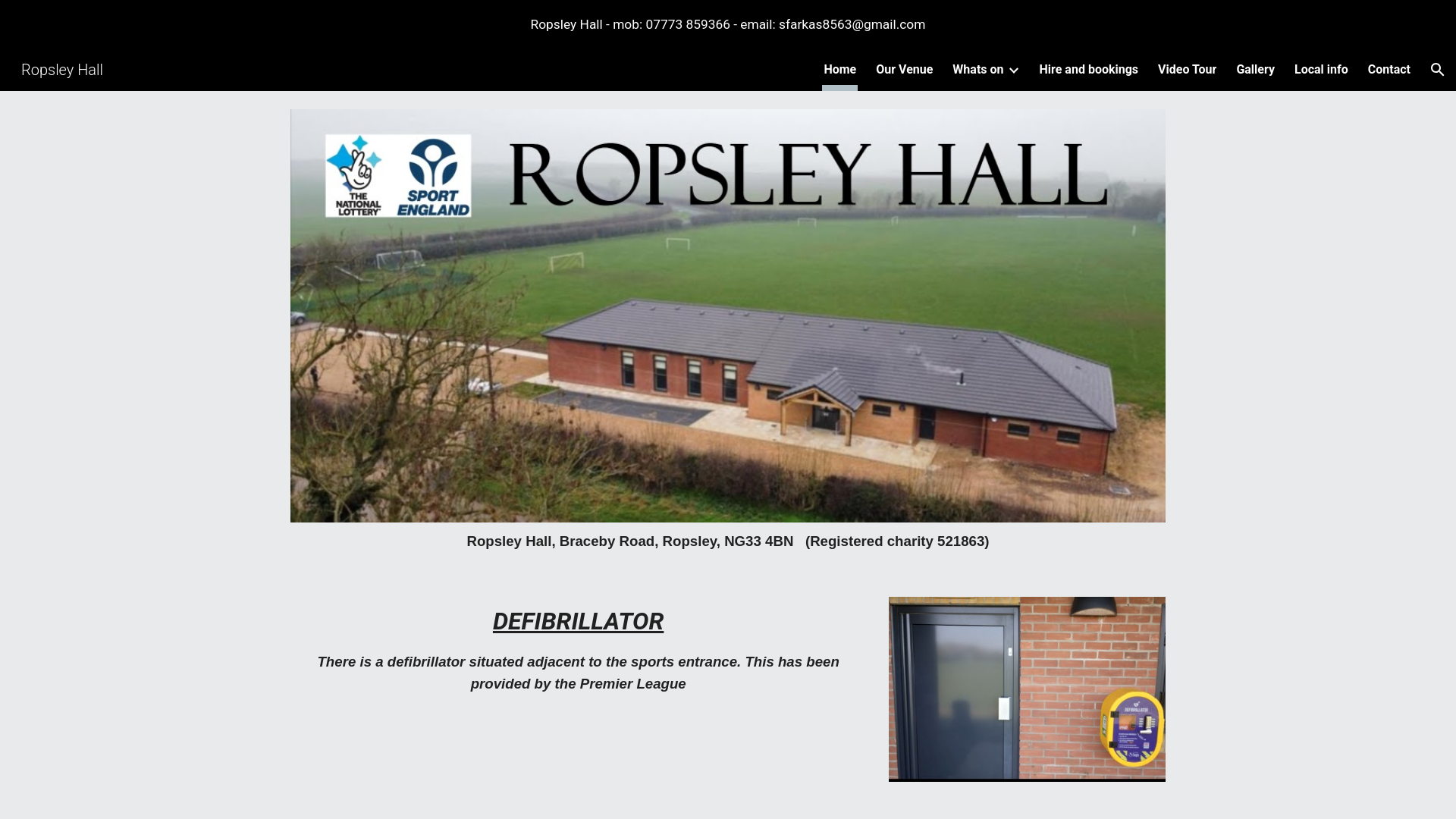 Website screenshot