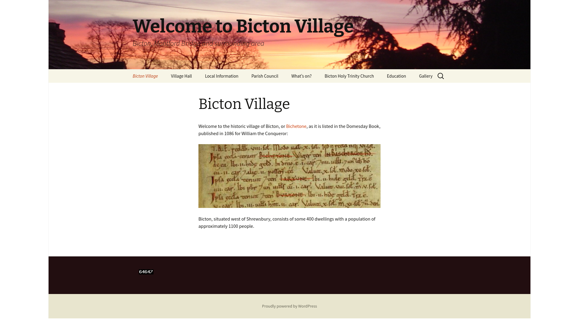 Website screenshot