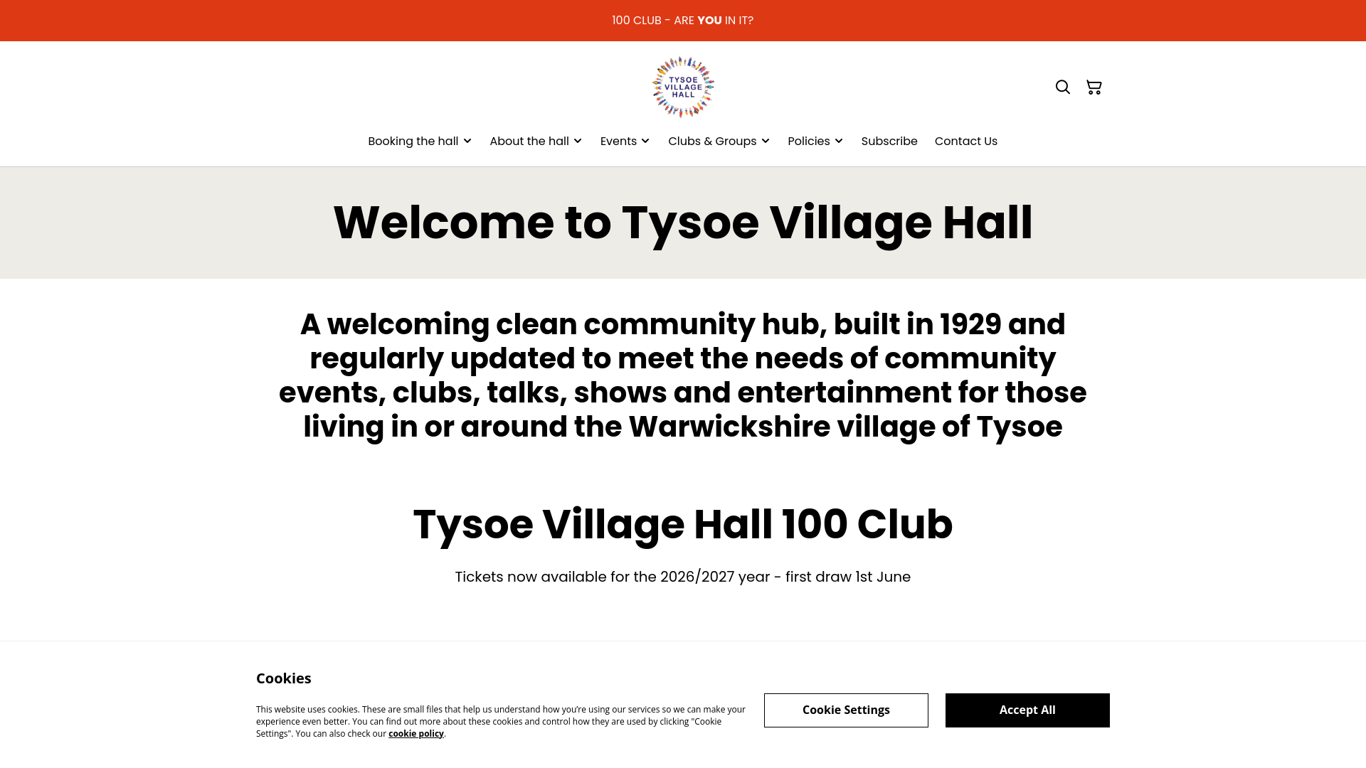 Website screenshot