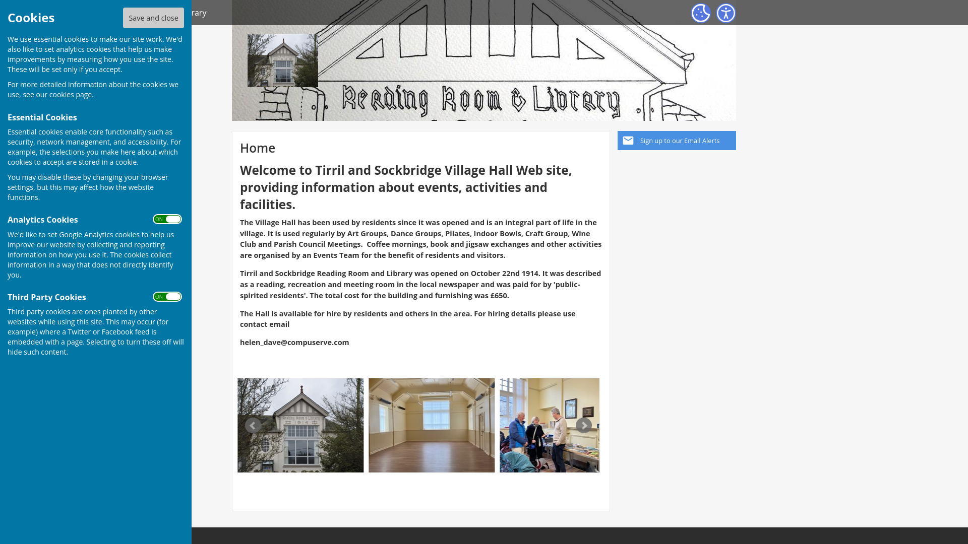 Website screenshot