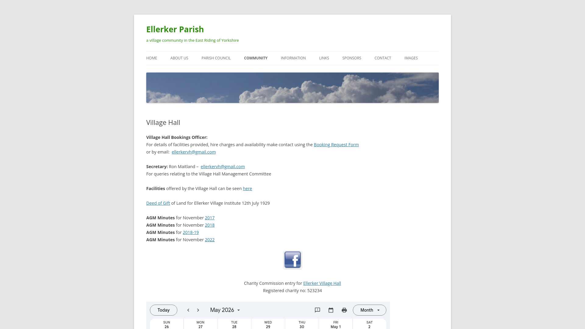 Website screenshot