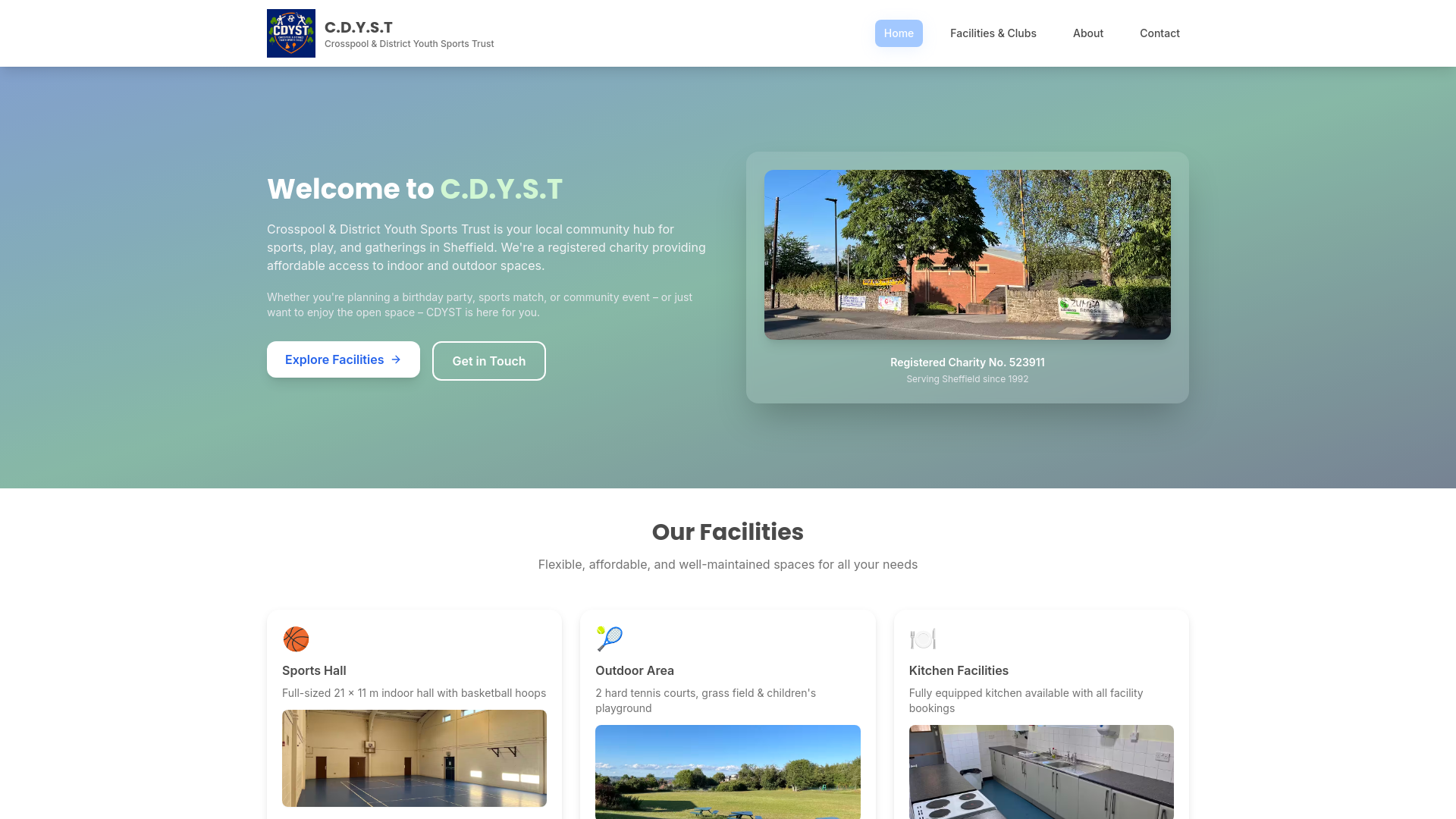 Website screenshot