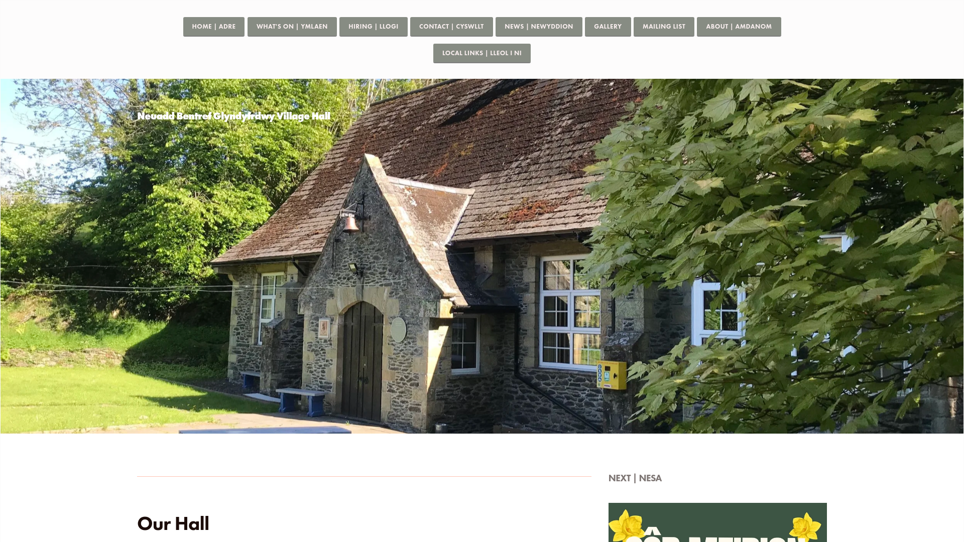 Website screenshot