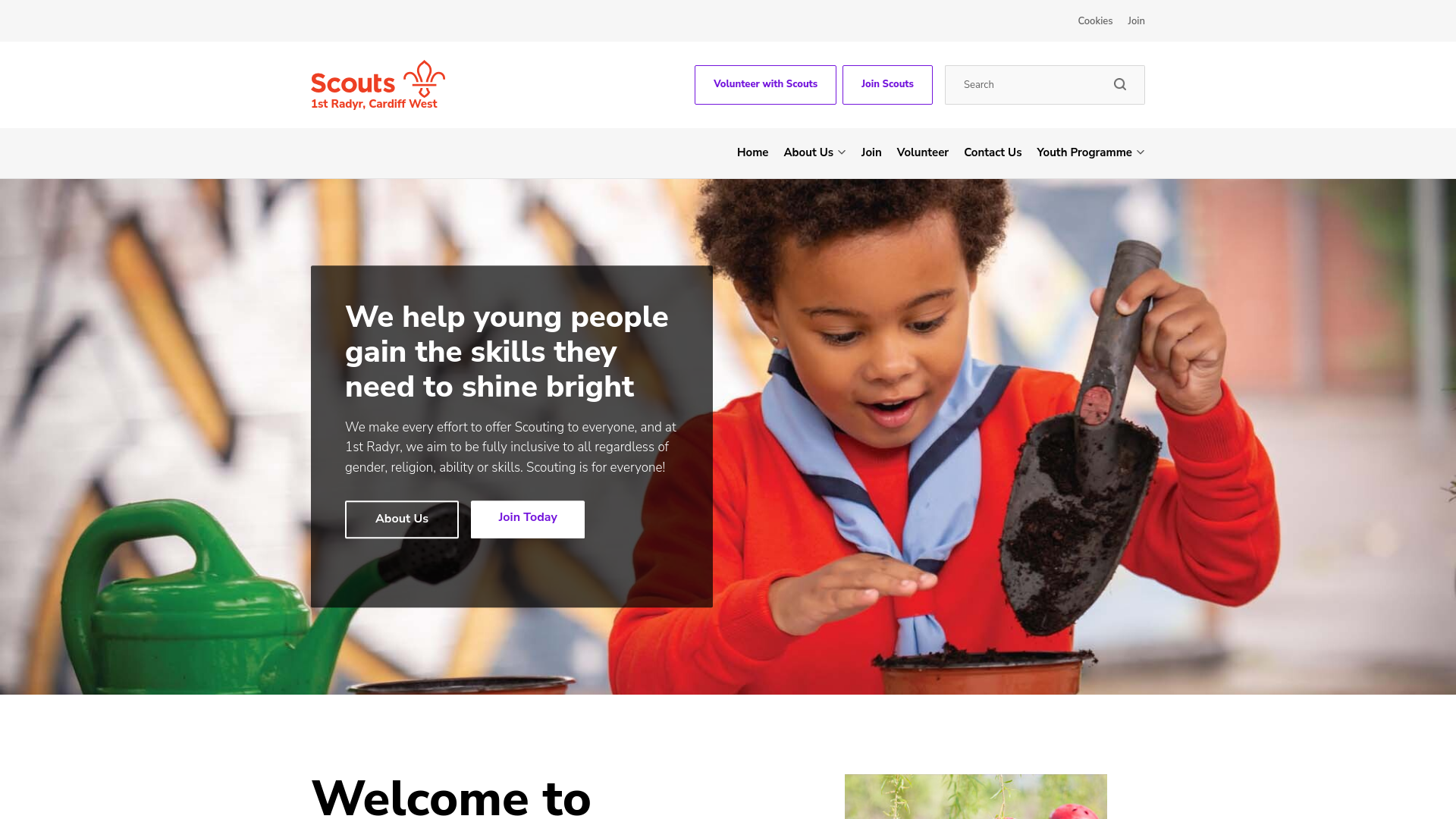 Website screenshot