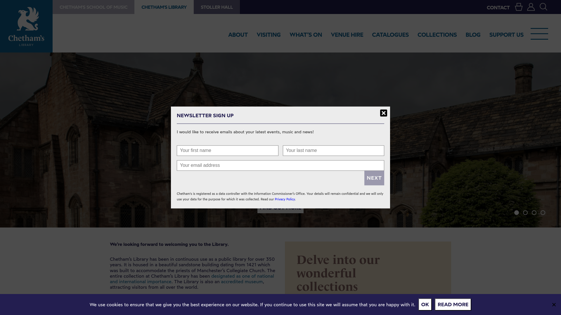 Website screenshot