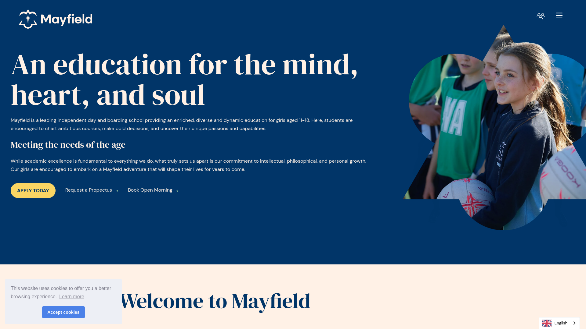 Website screenshot