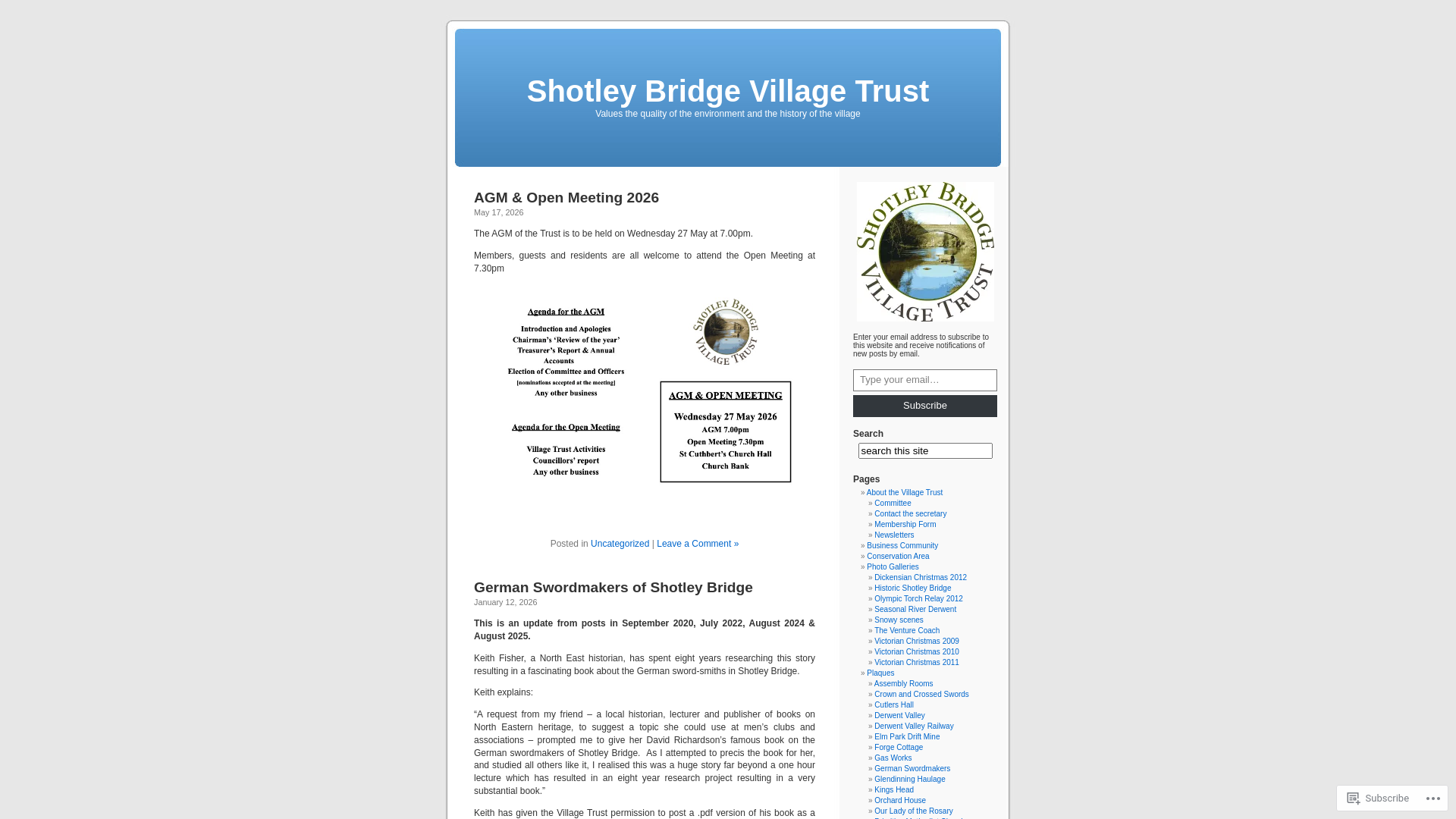 Website screenshot