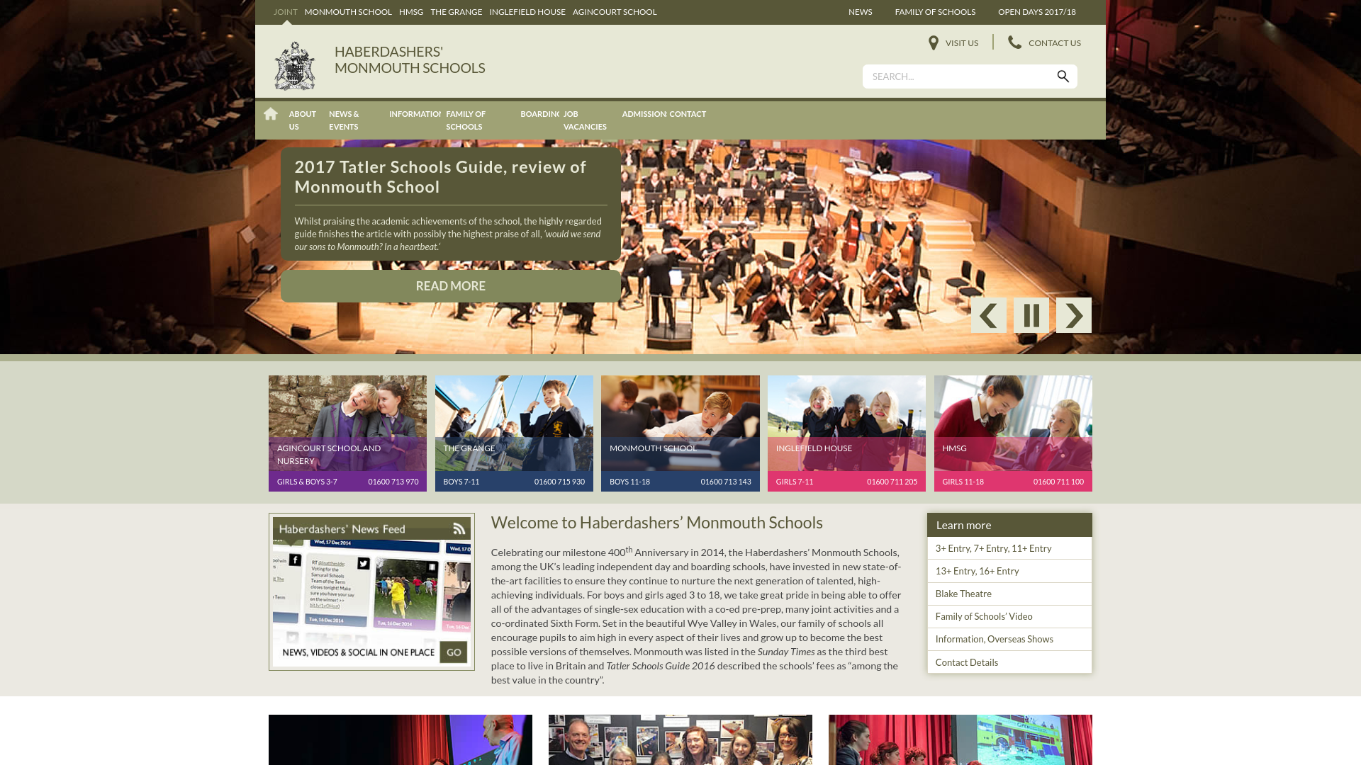 Website screenshot