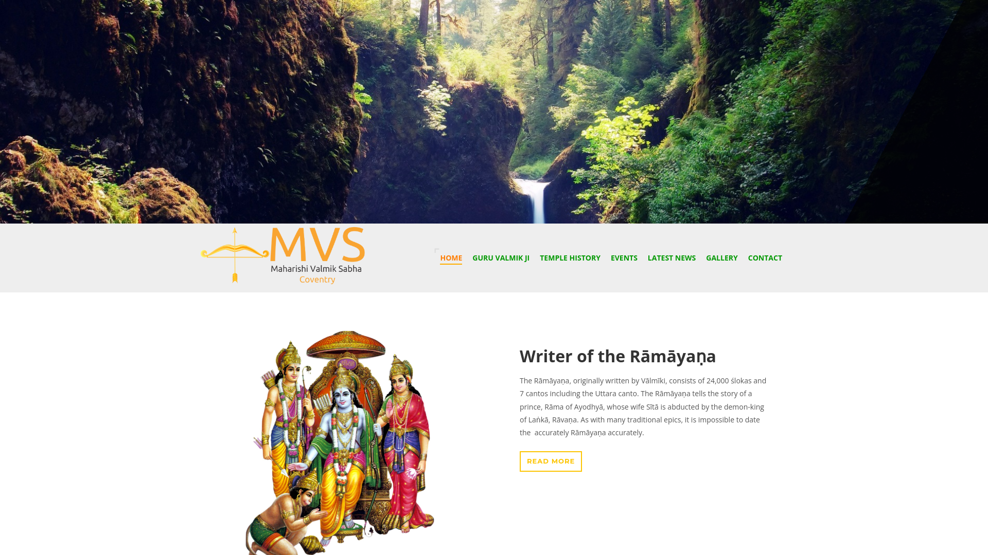 Website screenshot