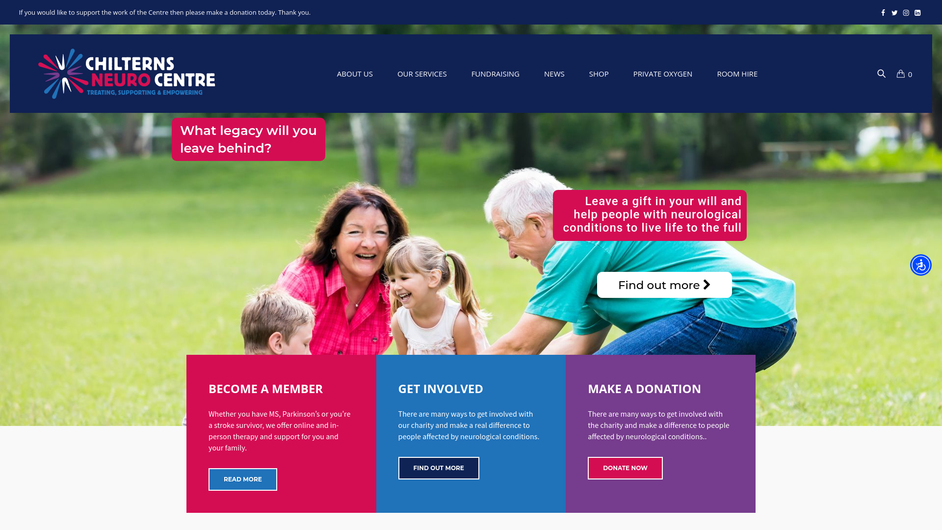 Website screenshot
