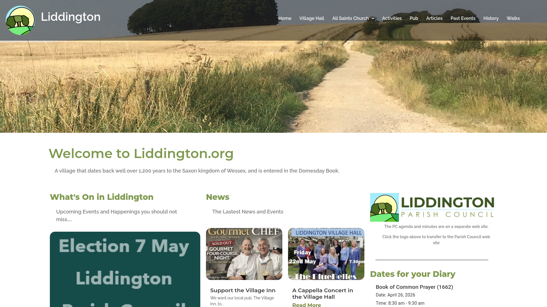 Website screenshot