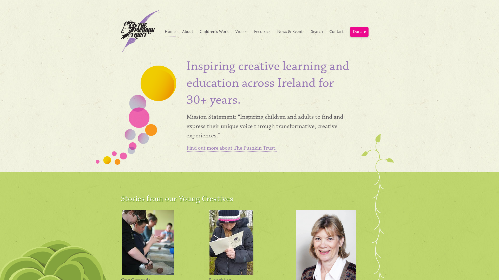 Website screenshot