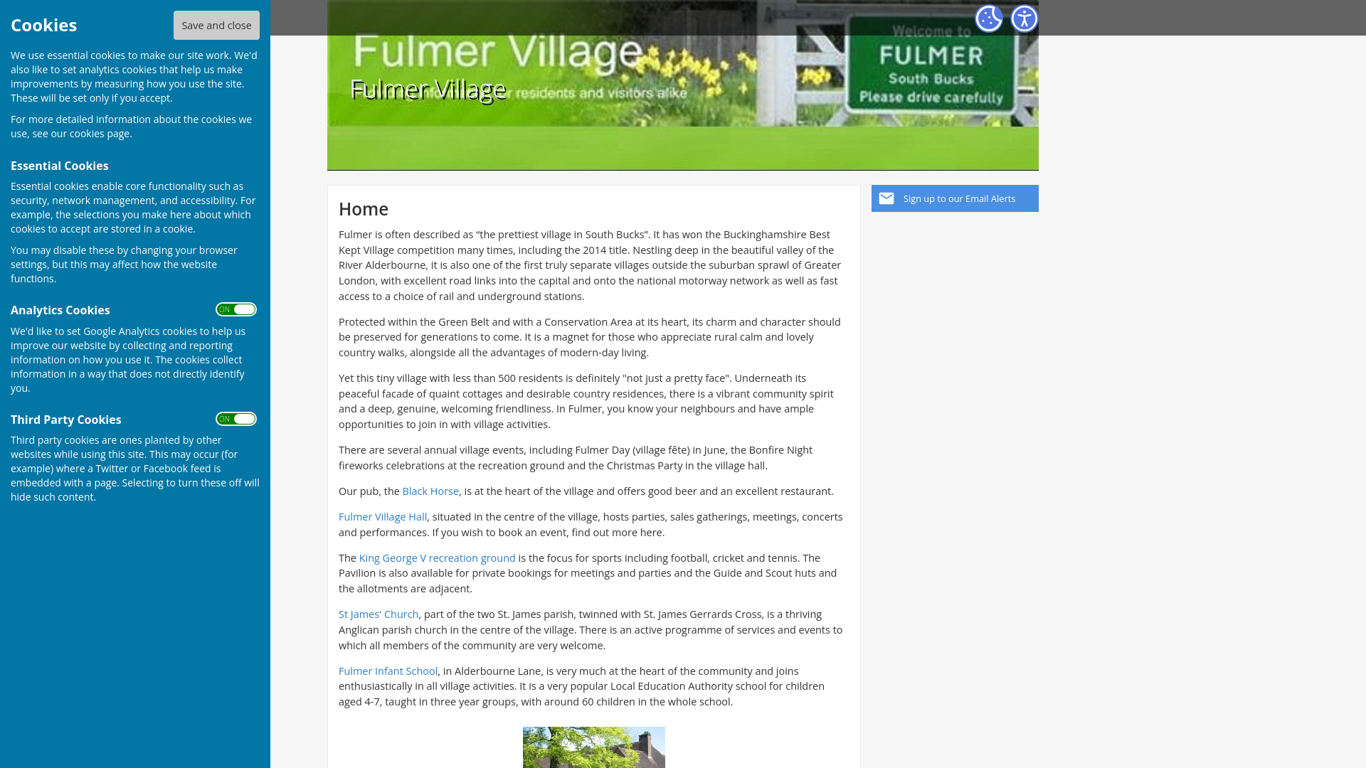 Website screenshot