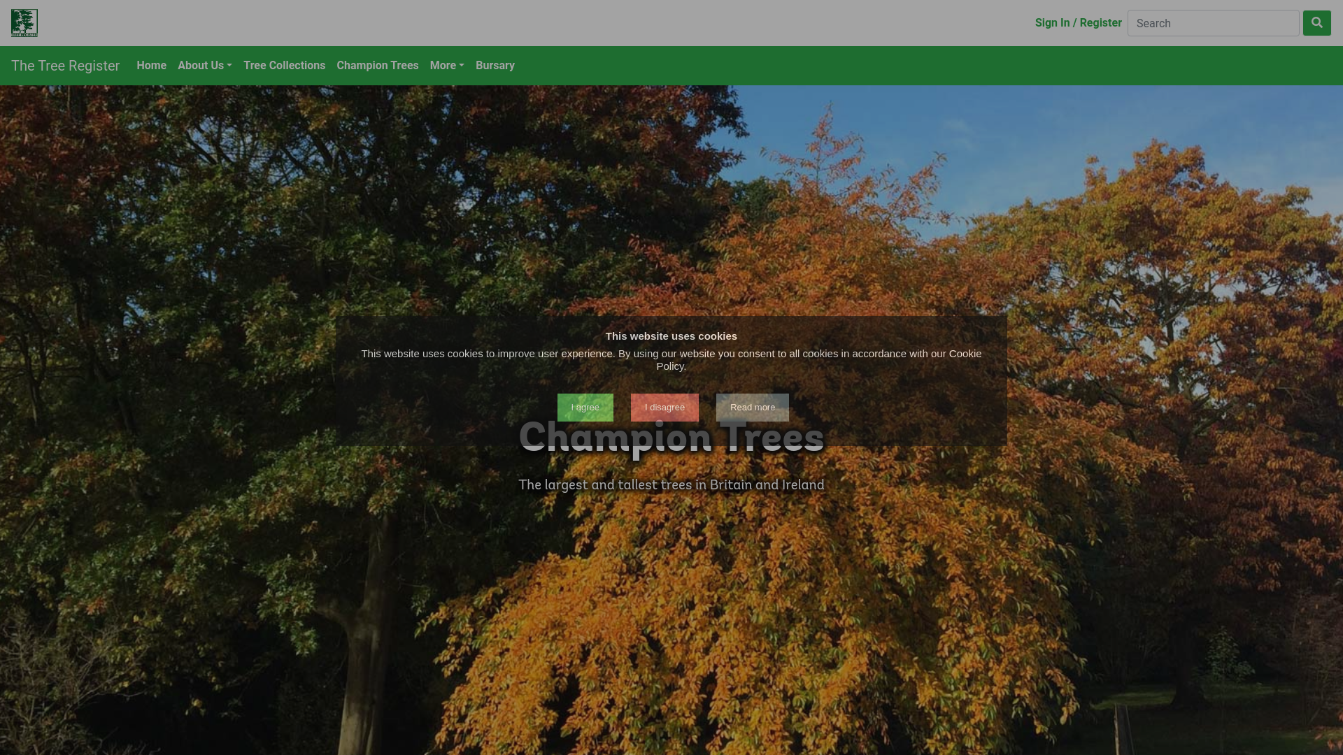 Website screenshot