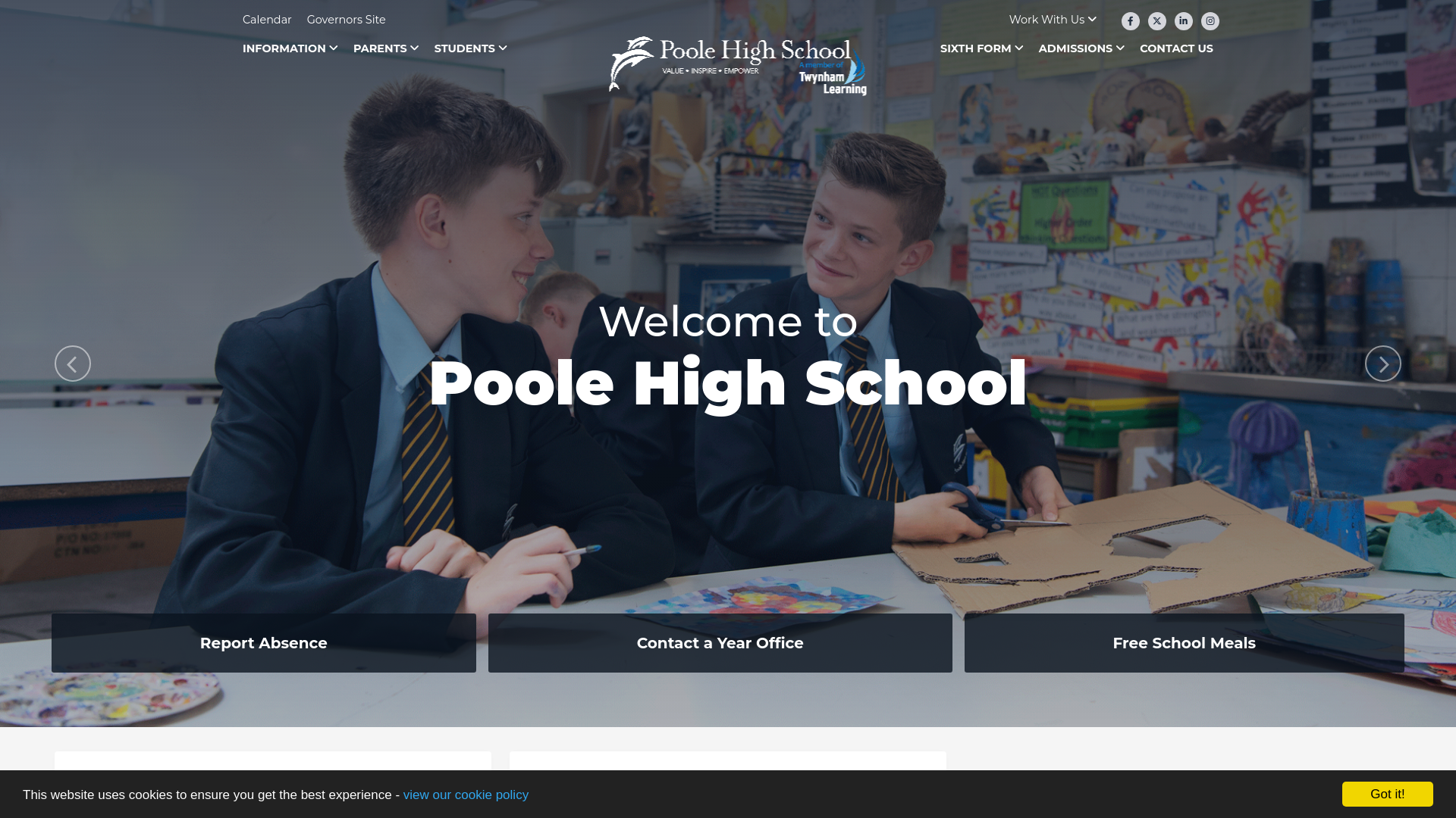 Website screenshot