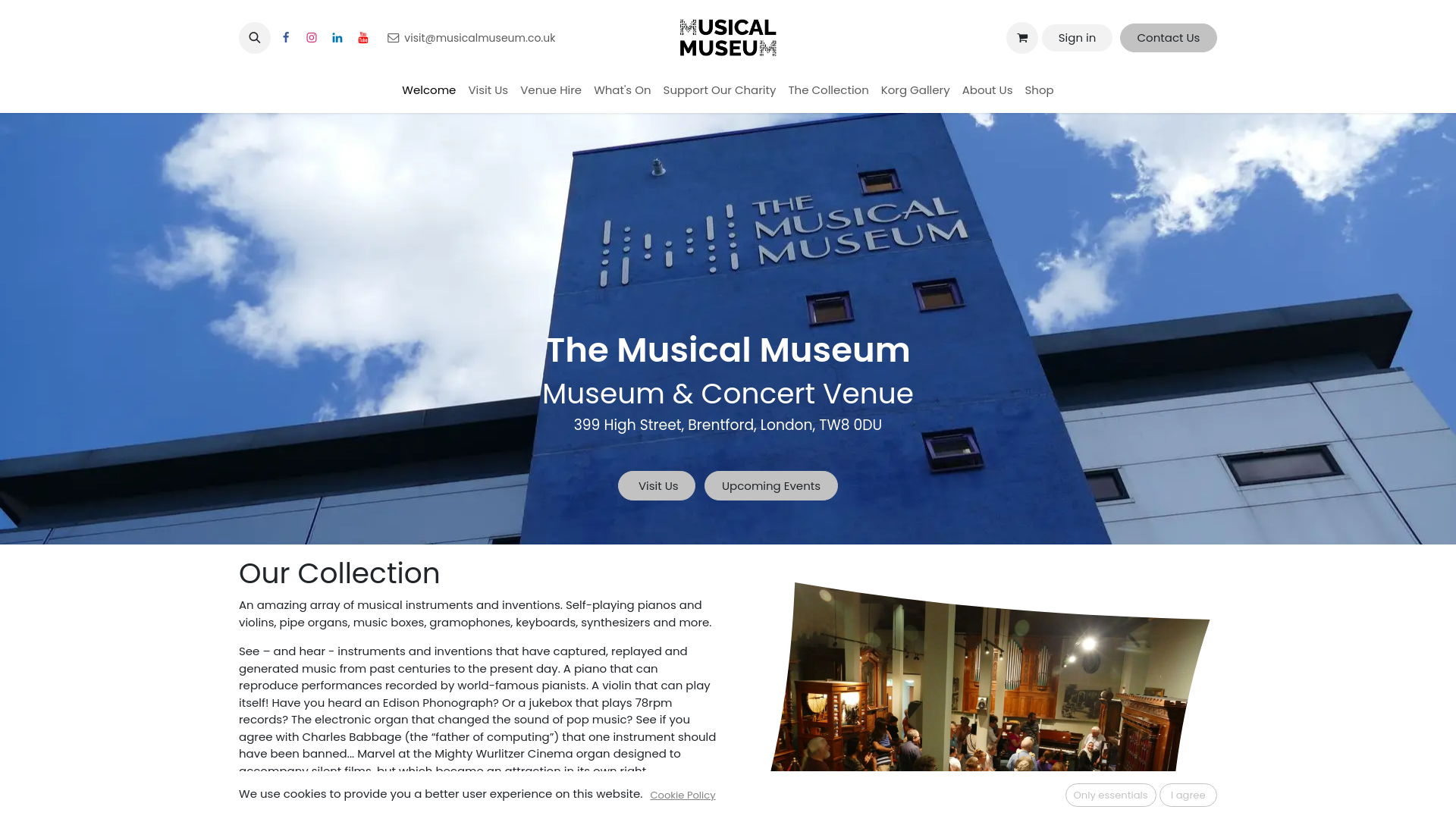 Website screenshot