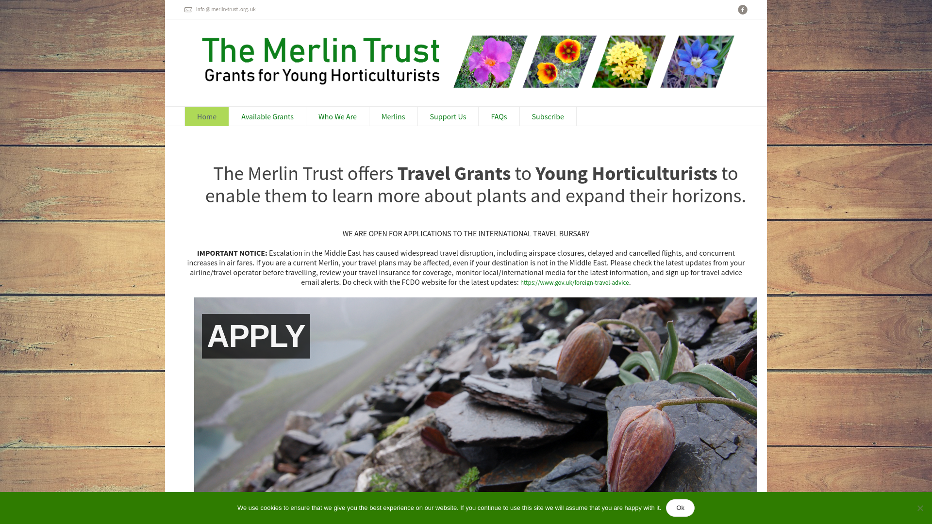Website screenshot