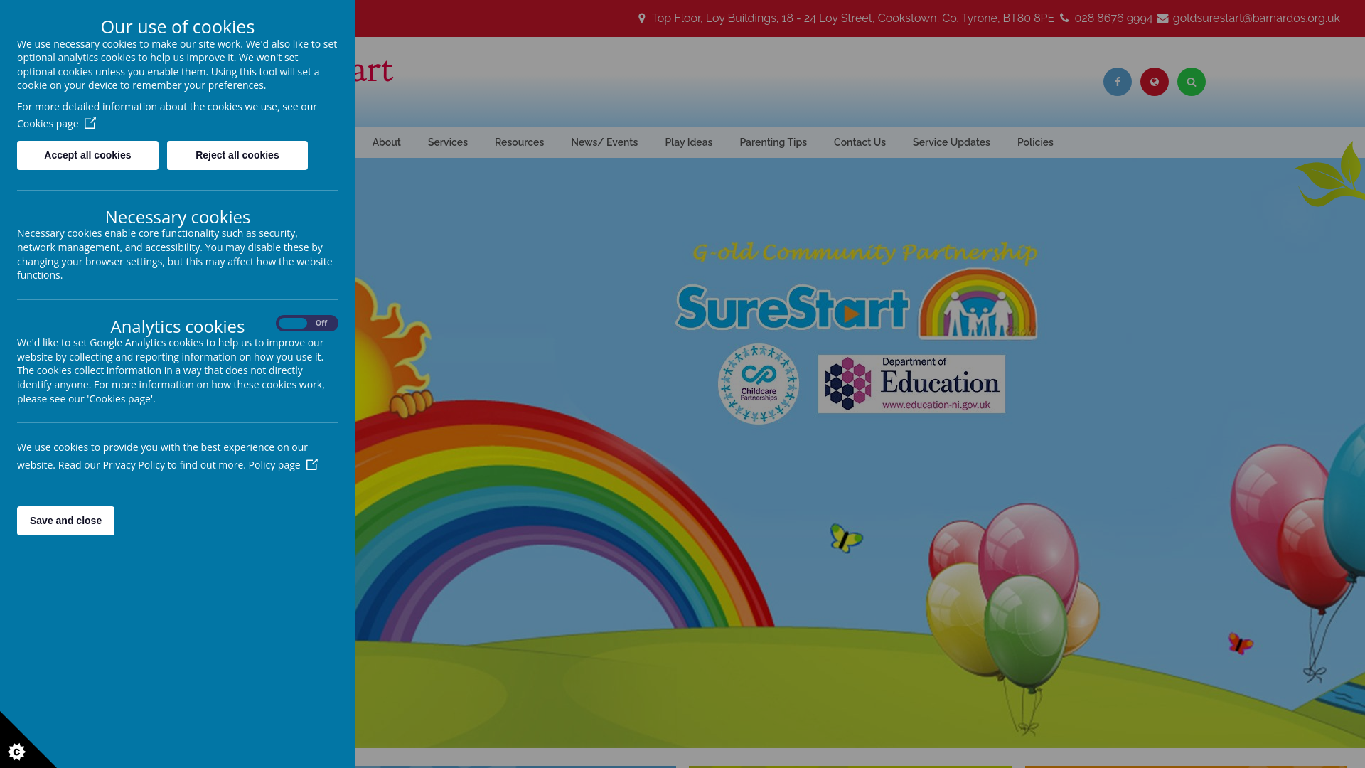 Website screenshot