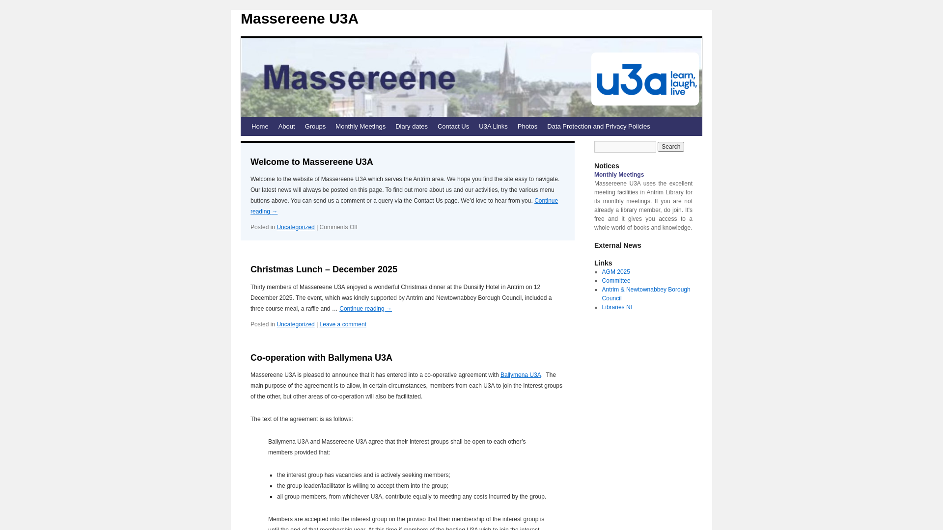 Website screenshot