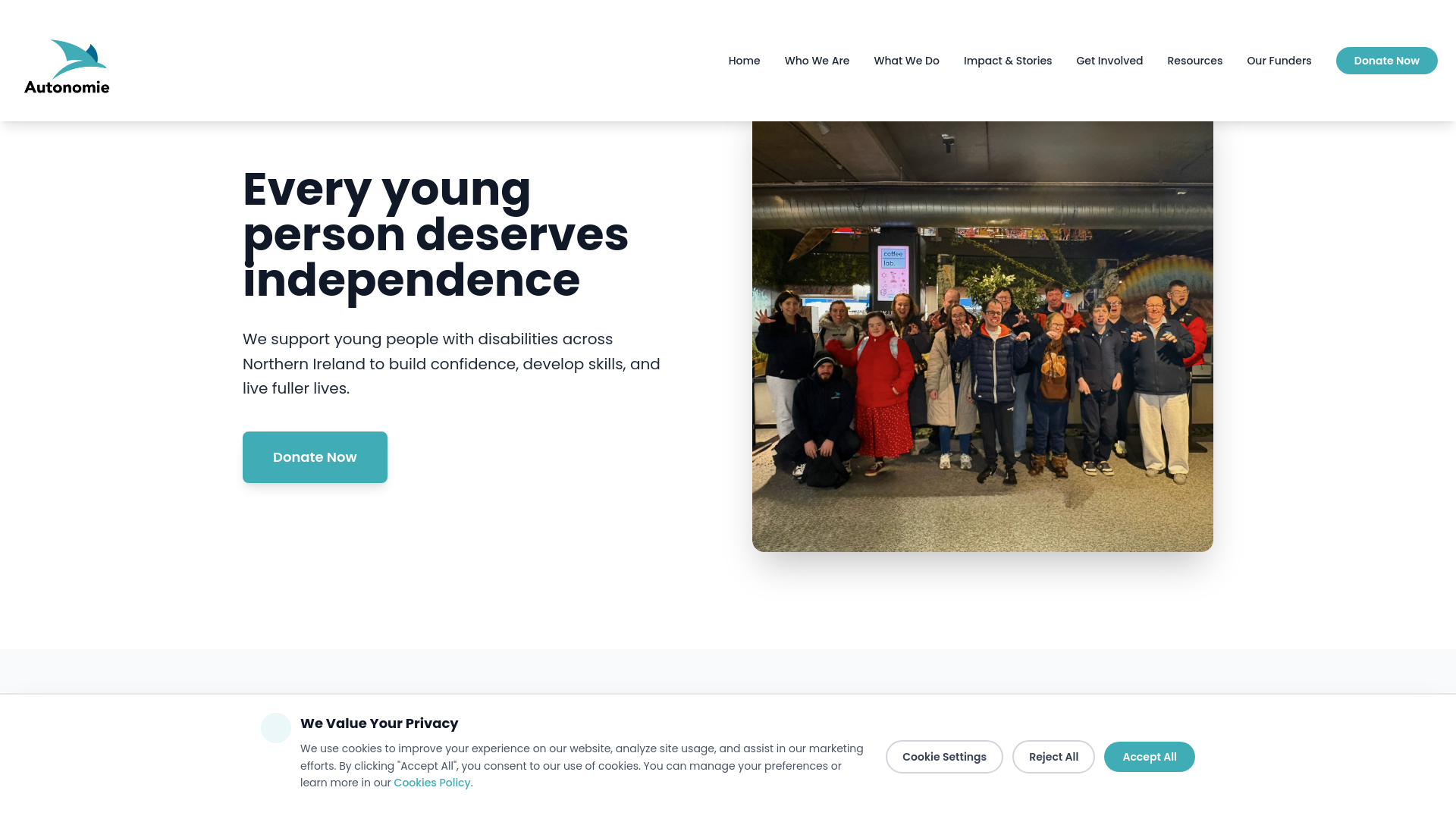 Website screenshot