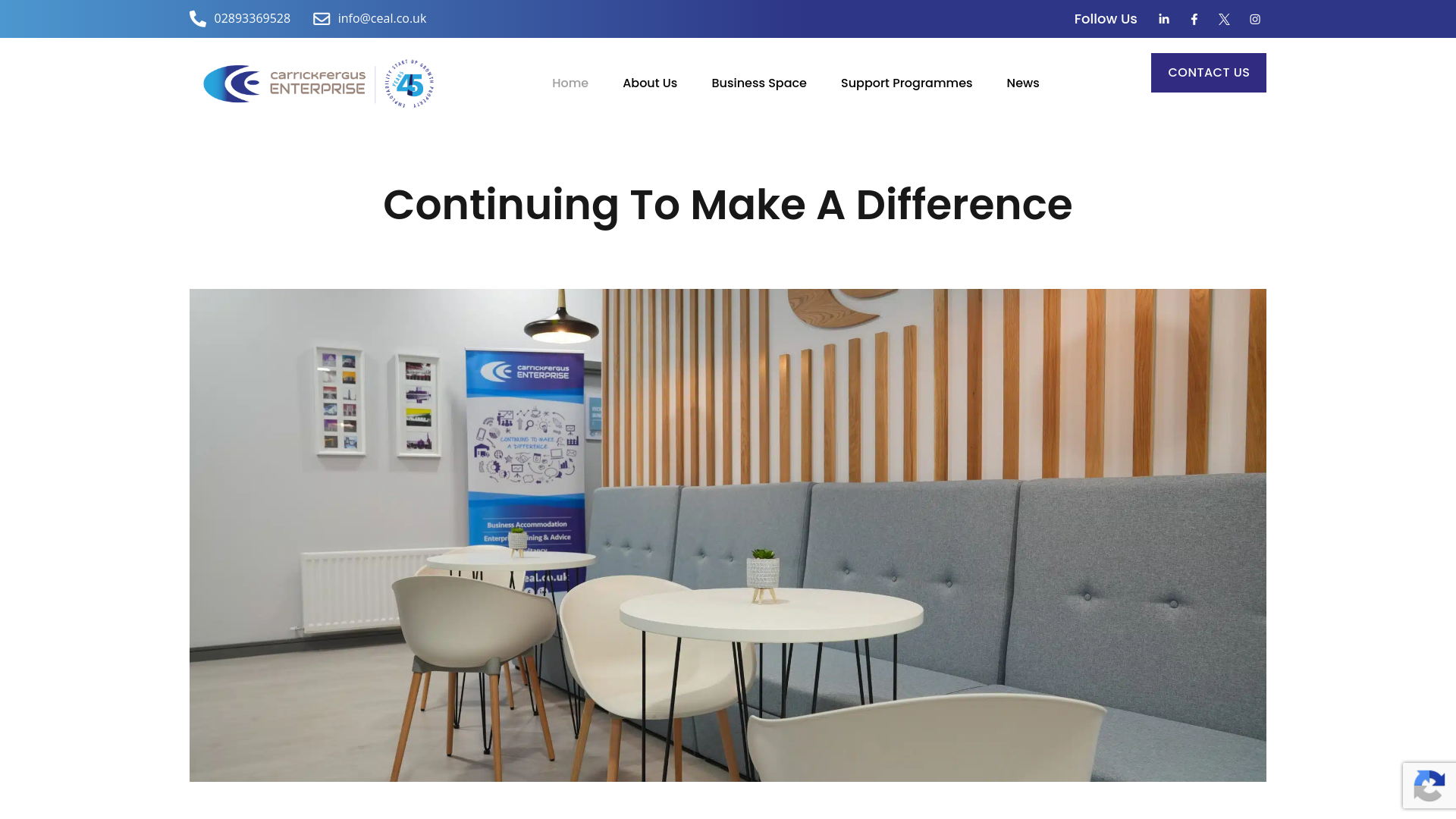 Website screenshot