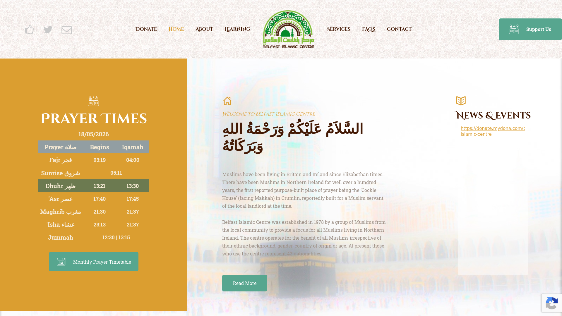 Website screenshot