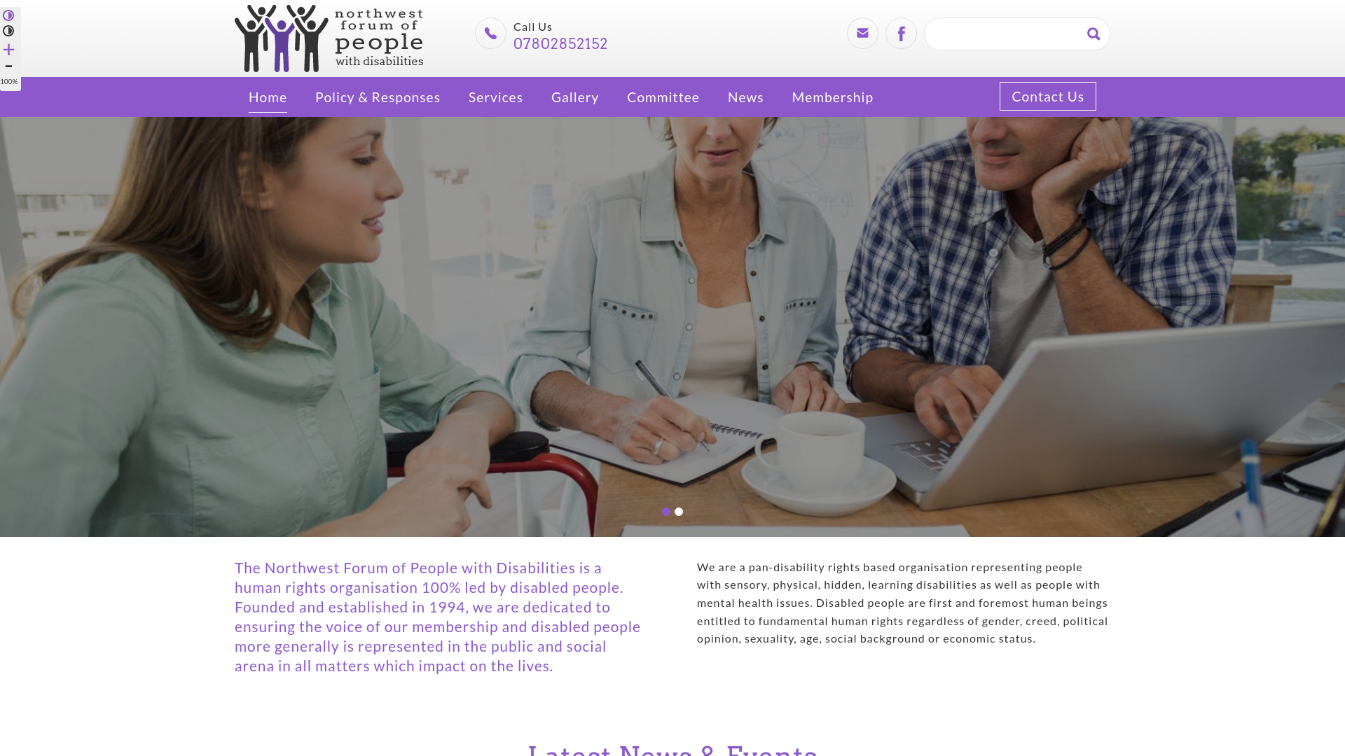 Website screenshot