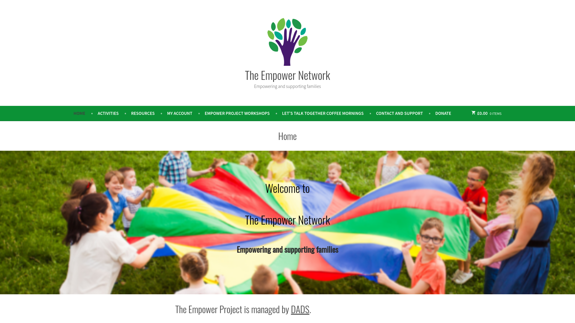 Website screenshot