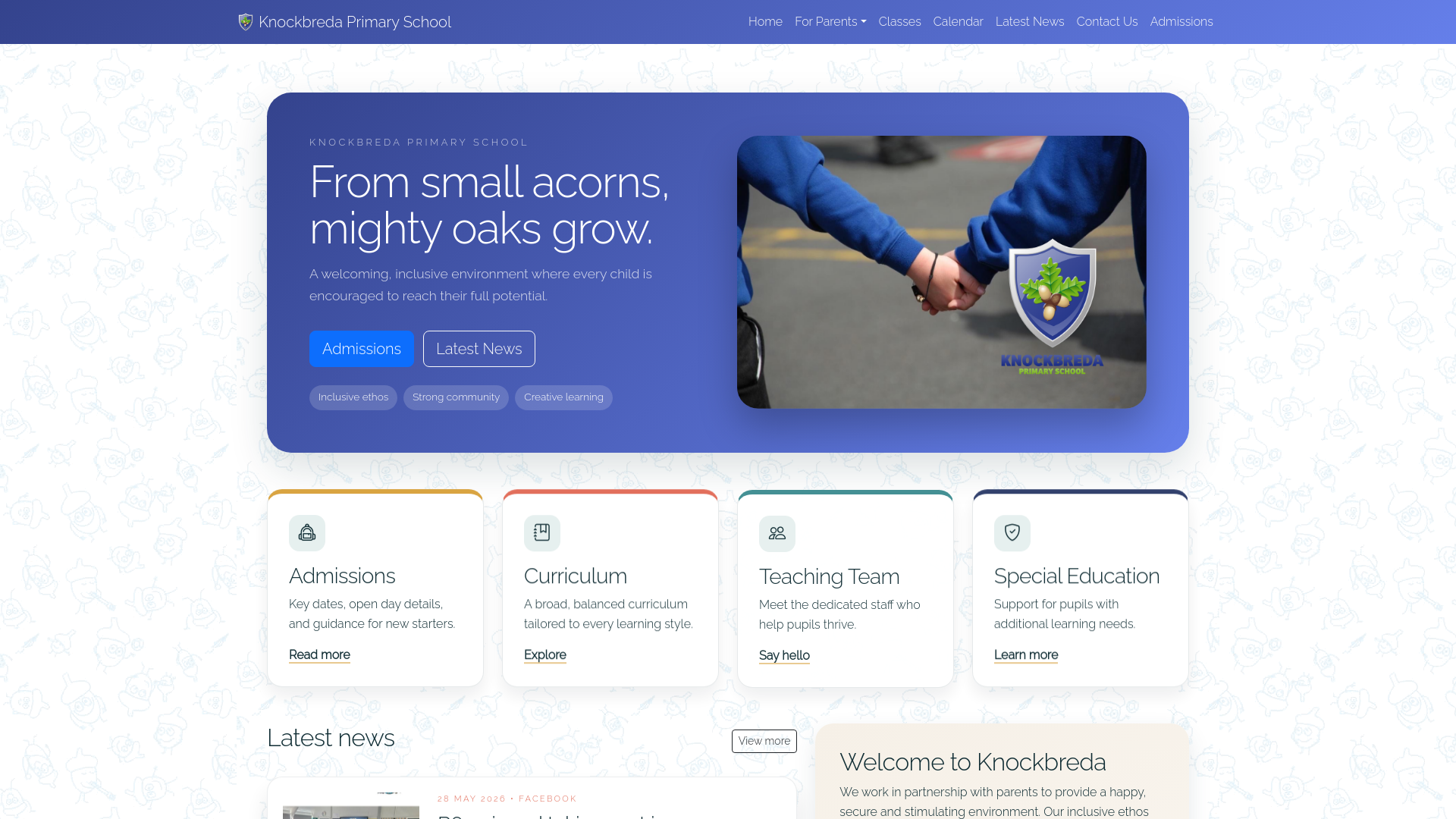 Website screenshot