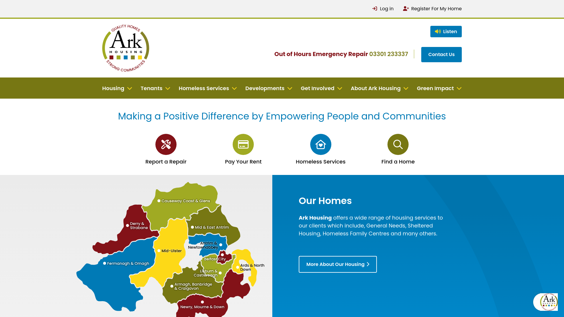 Website screenshot