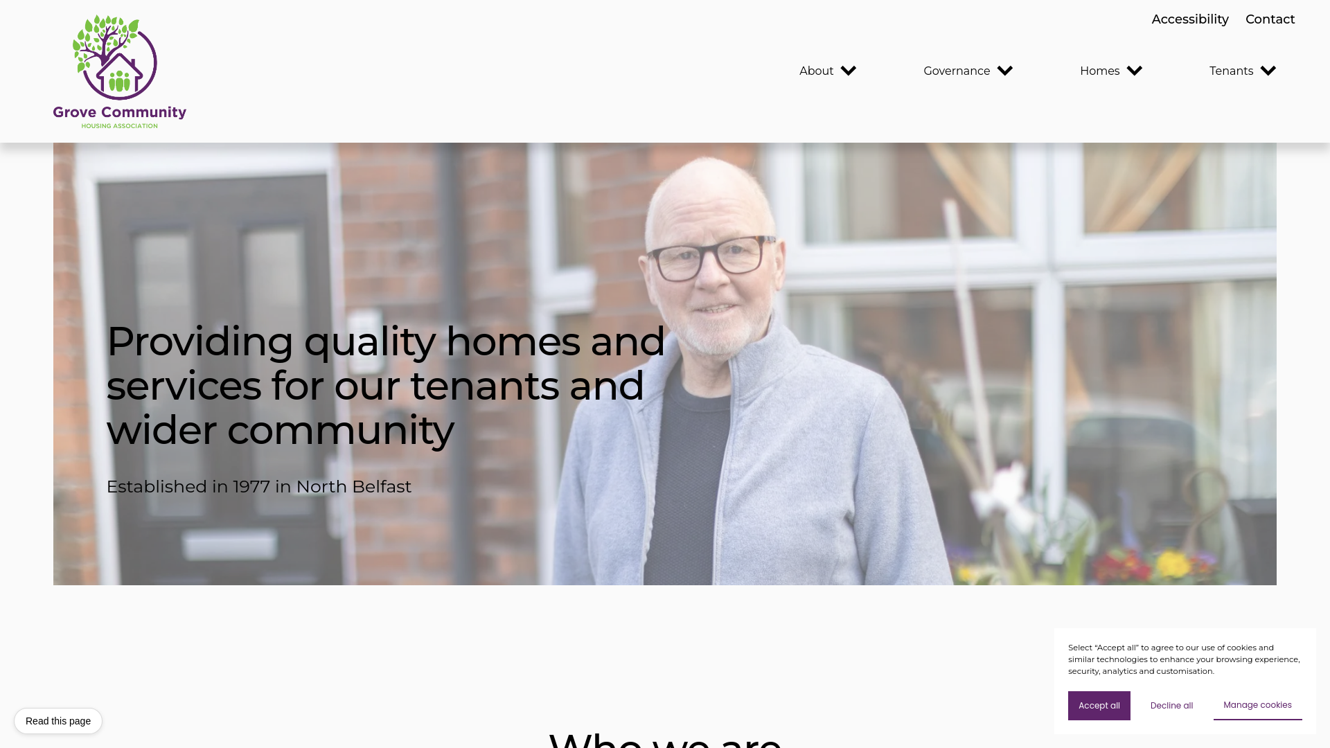 Website screenshot