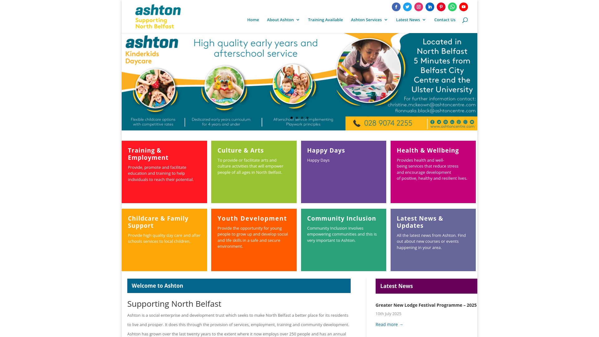 Website screenshot