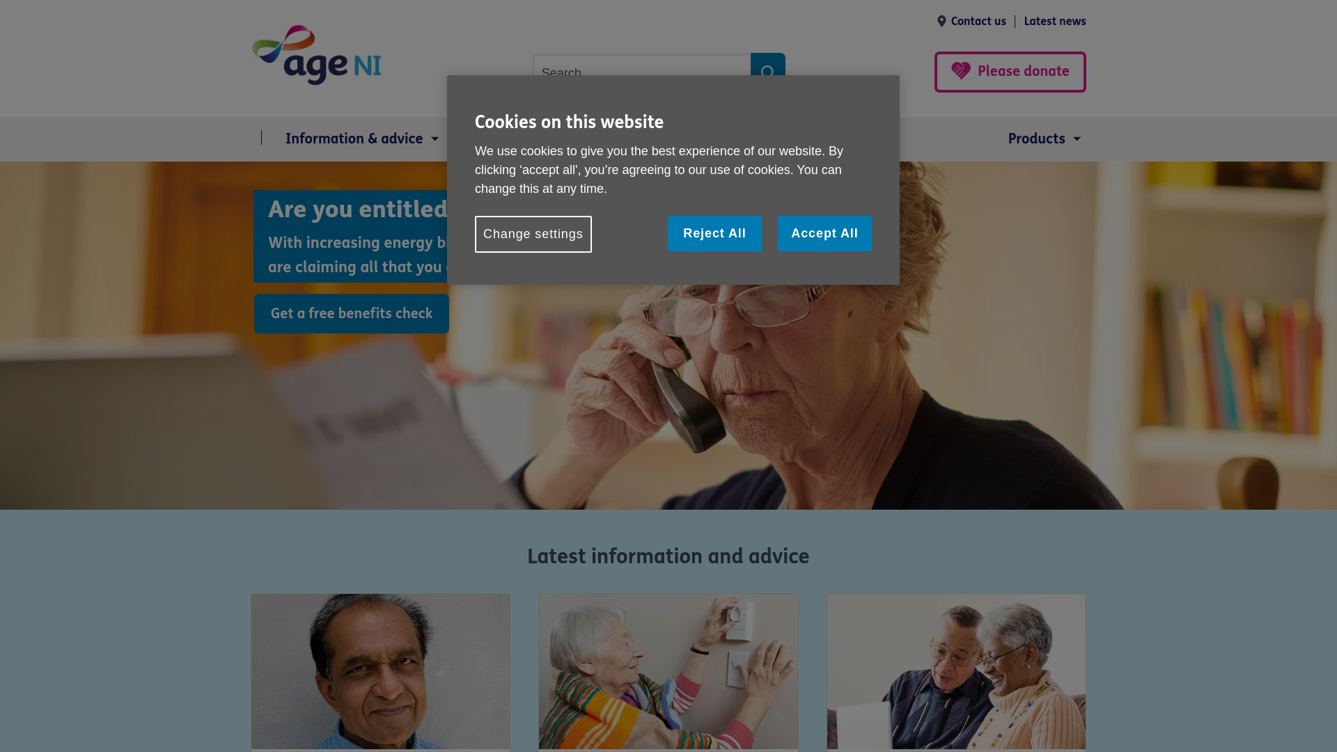 Website screenshot