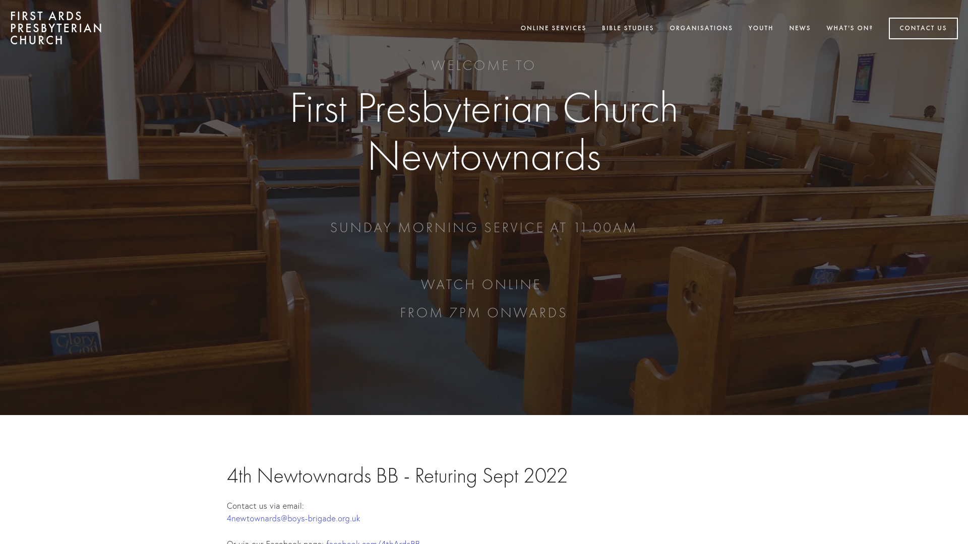 Website screenshot