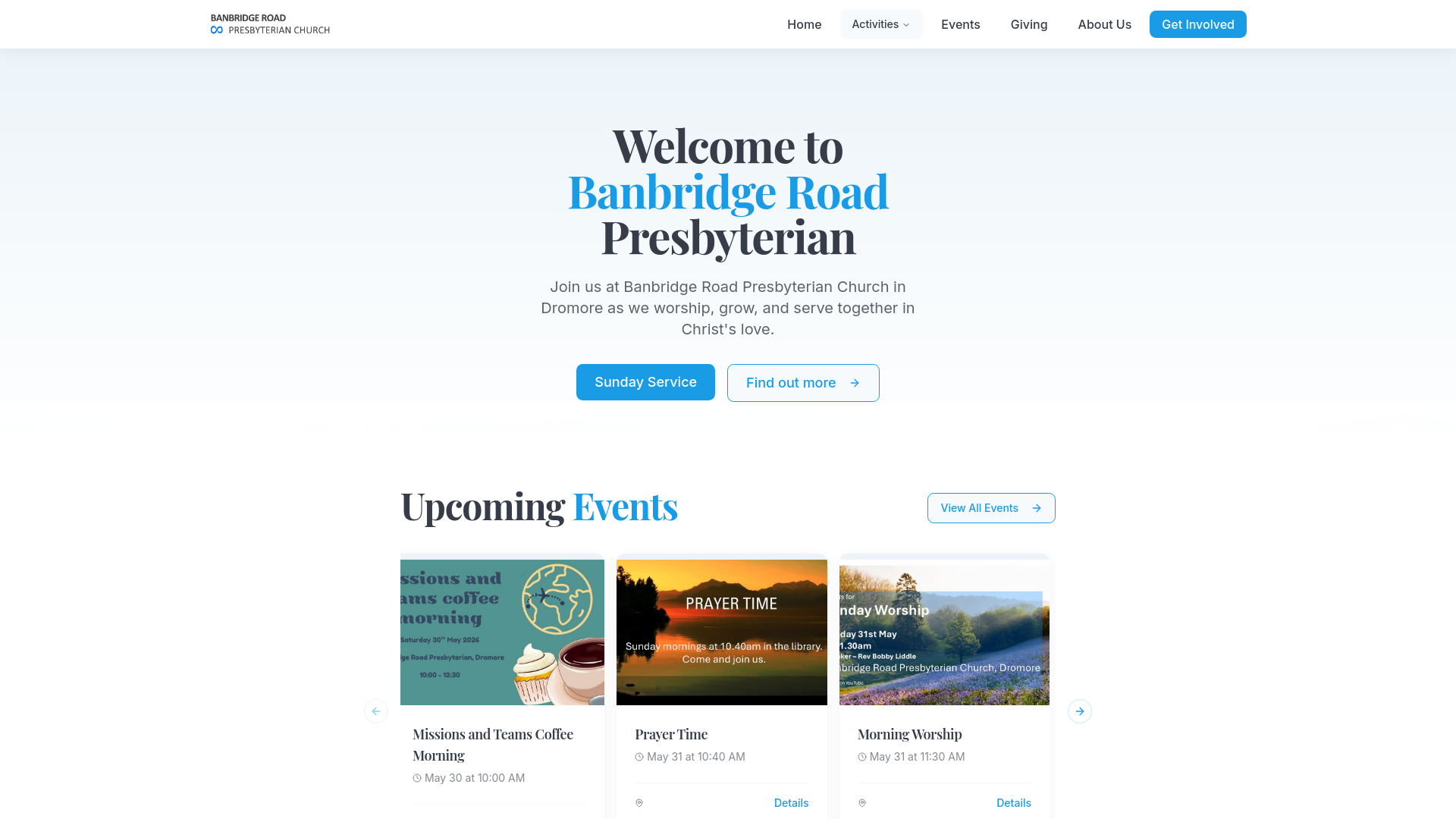Website screenshot