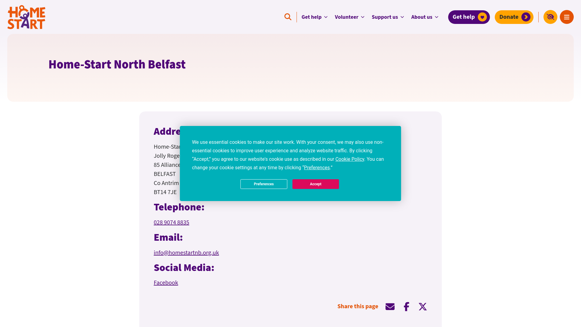 Website screenshot