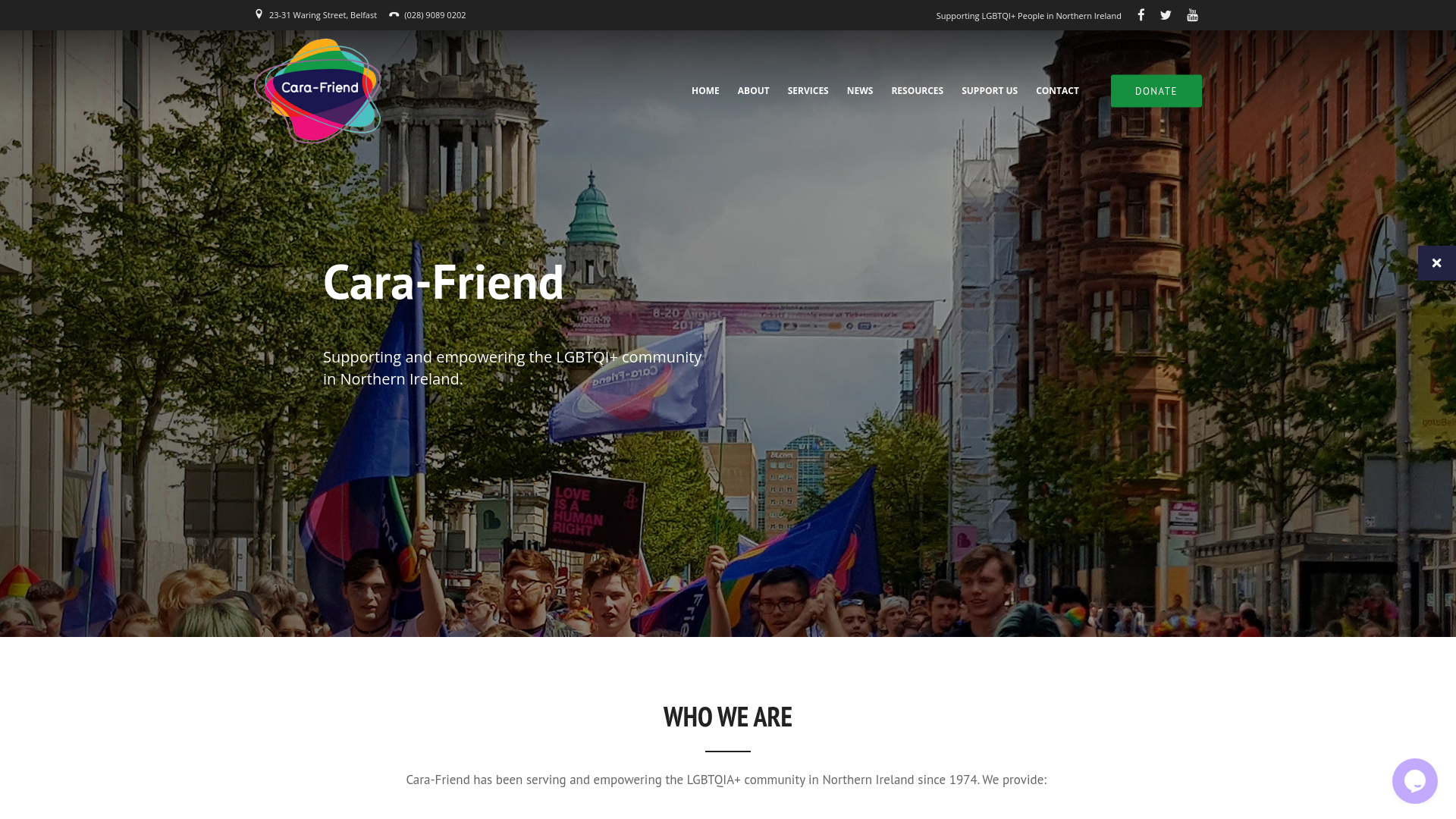 Website screenshot