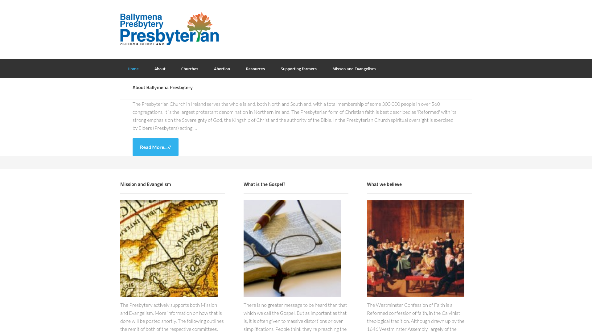 Website screenshot