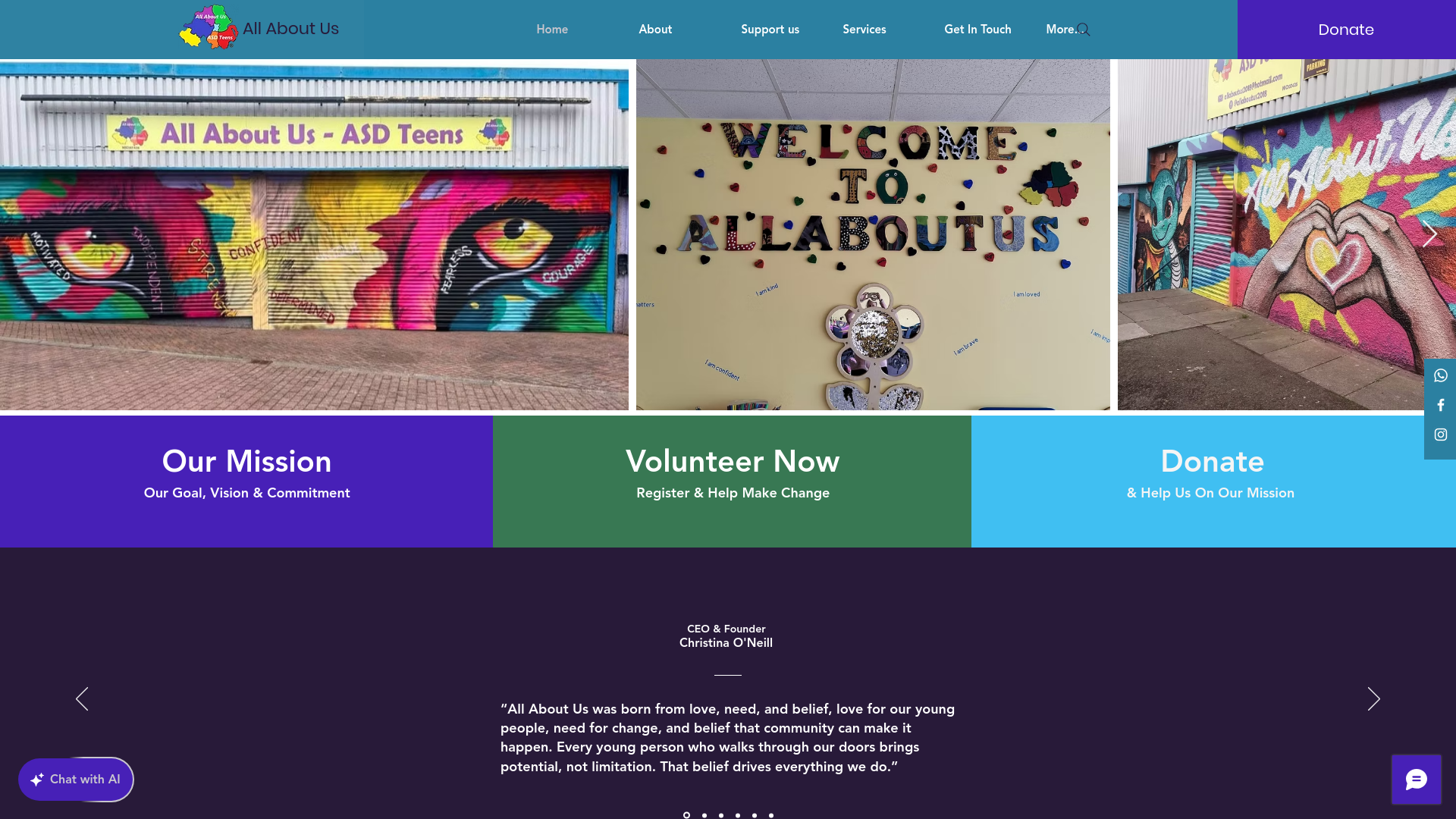 Website screenshot